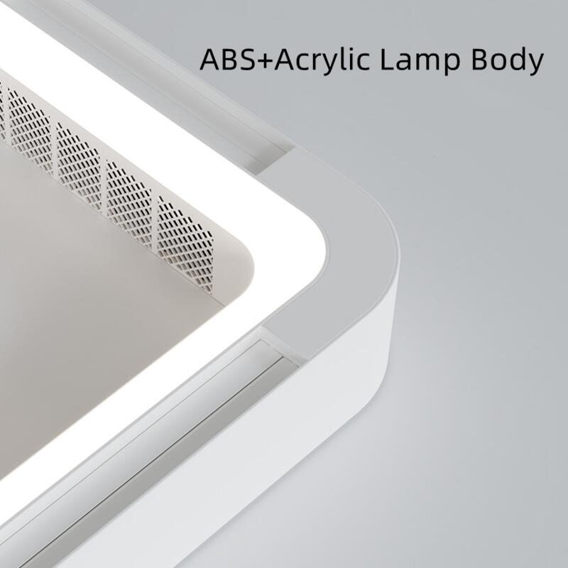 Smart LED Ceiling Fan with Remote Control - Energy Efficient Modern Design for Bedroom, Living Room & Office - Quiet Operation & Adjustable Speed