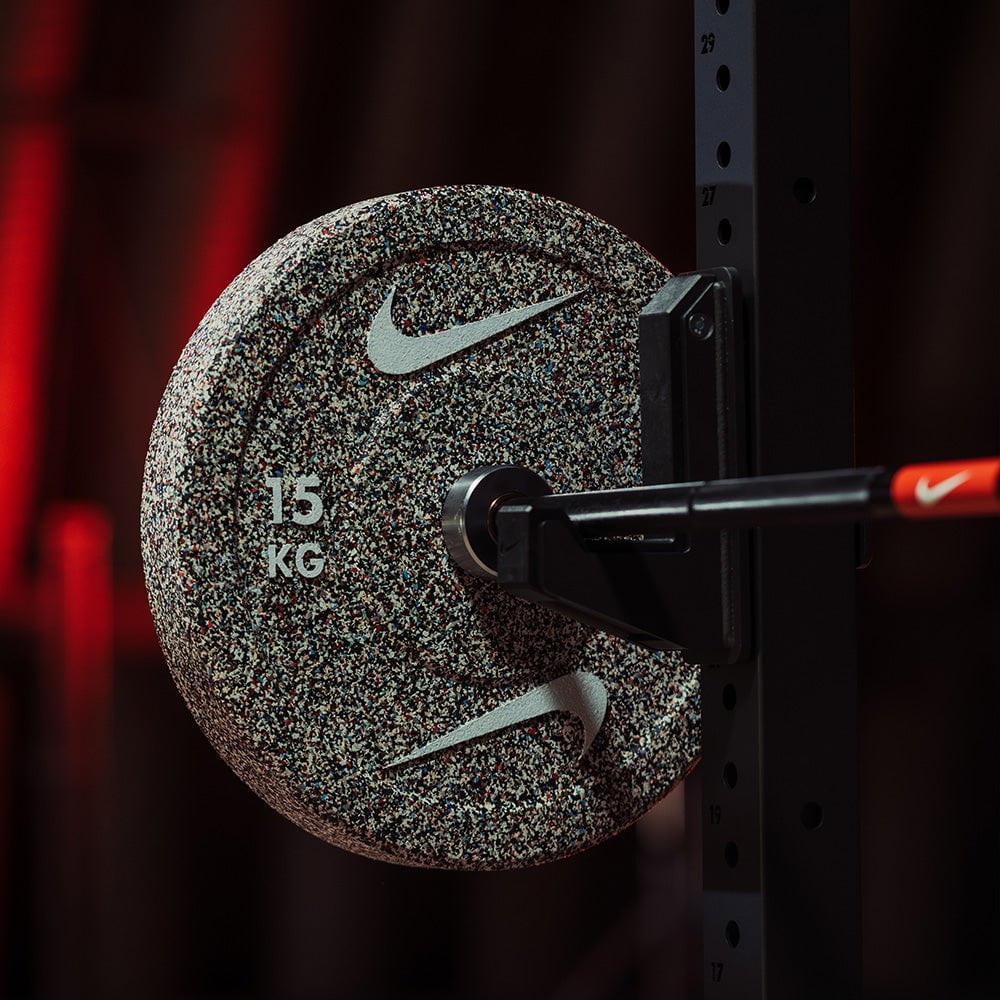Nike Premium J Hooks - Heavy Duty Weightlifting Barbell Supports for Power Racks & Squat Stands - Perfect for Home Gym & CrossFit Training