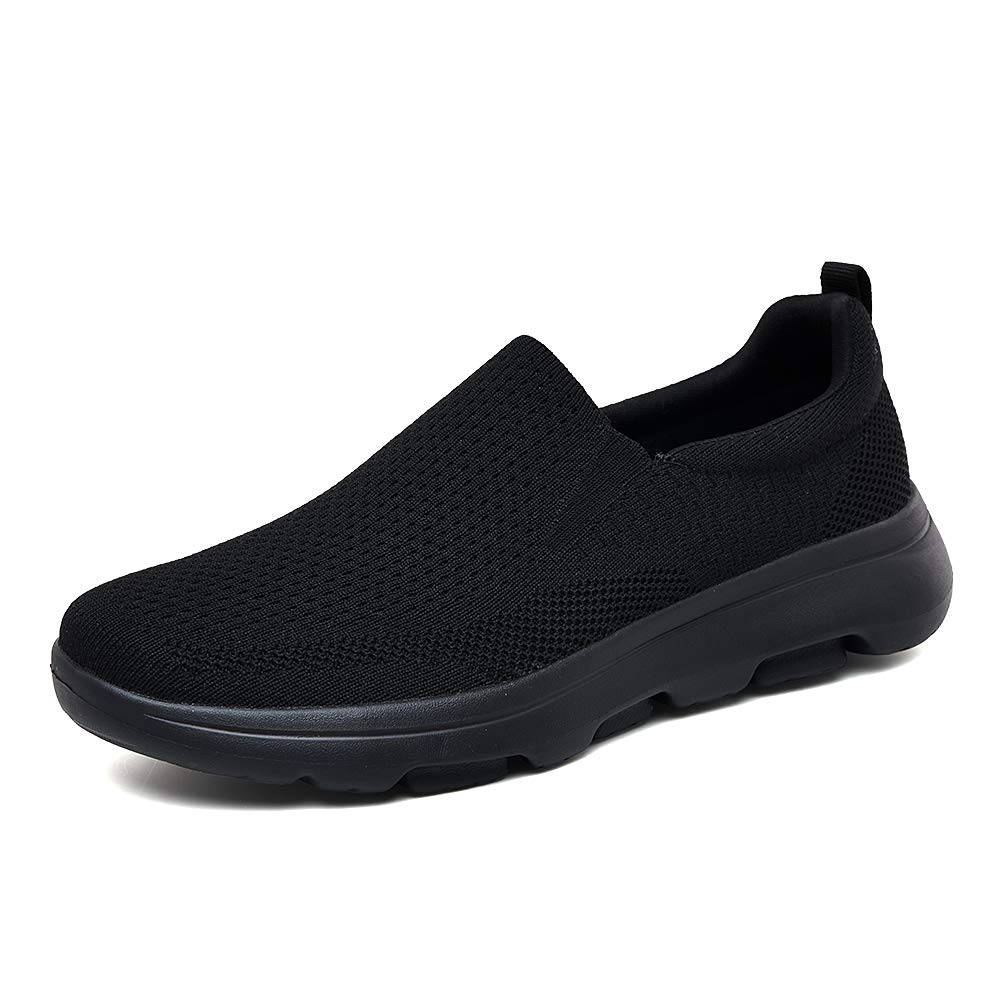 TIOSEBON Men's Breathable Mesh Slip-On Loafers - Lightweight Walking Shoes for Work, Driving & Tennis | Comfortable Casual Shoes for Everyday Wear