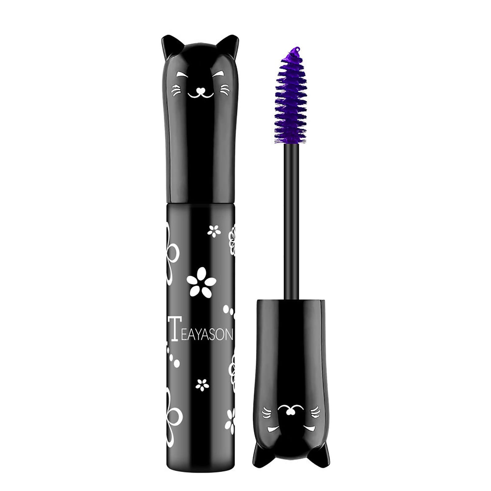 4D Silk Fiber Lash Extensions Mascara - Blue, Purple, White, Black, Brown & Pink Colors for Volume & Length | Perfect for Party, Cosplay & Dramatic Eye Makeup Looks