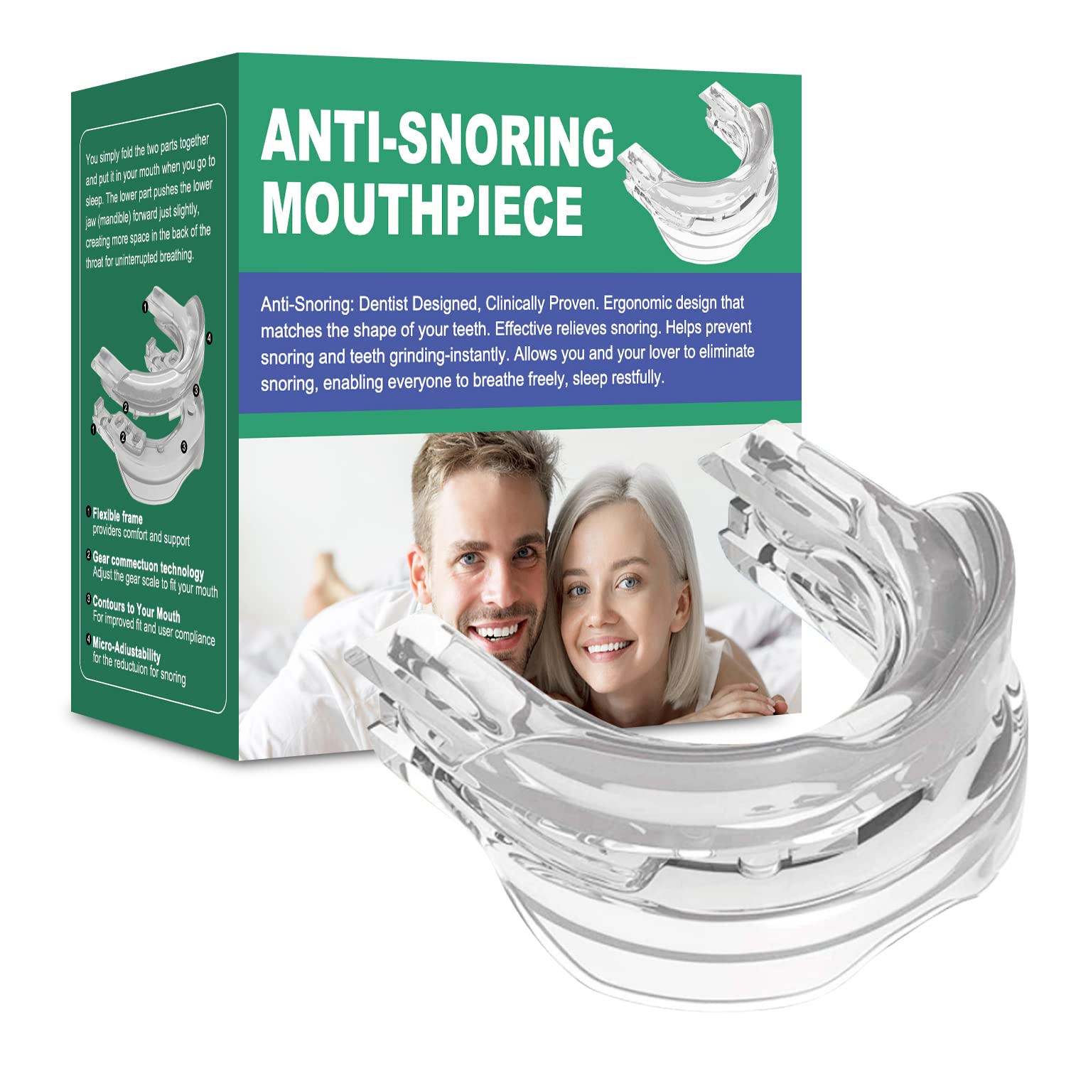 Anti-Snoring Devices for Men & Women - Sleep Aid Solution for Better Rest at Night