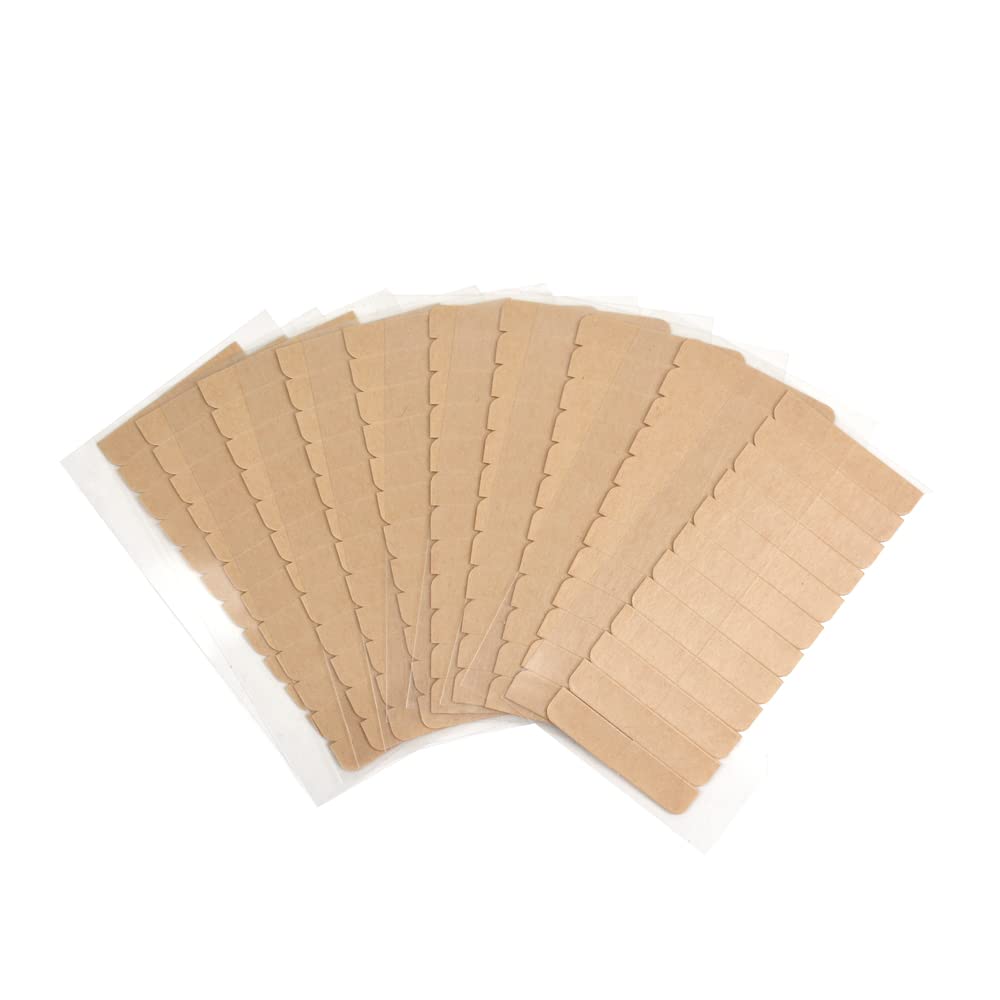 120 Pieces YANTAISIYU Hair Extension Tape Tabs - Double Sided Adhesive Tape for Hair Extensions & Wigs (Khaki) | Secure Hold for Daily Styling, Special Occasions & Cosplay