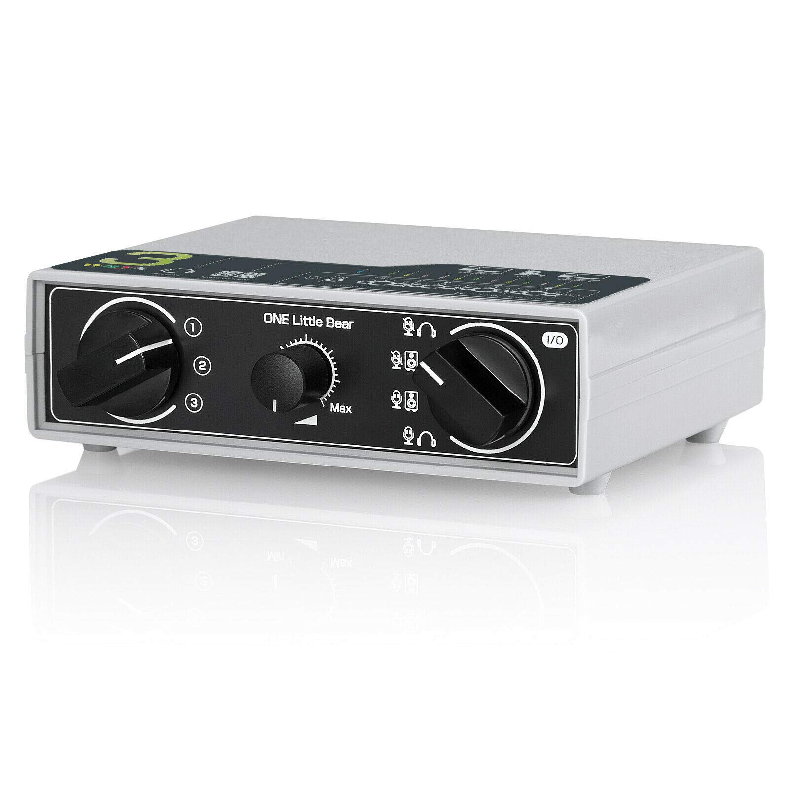 3-Way Portable Audio Splitter for Headphones & Speakers - Perfect for Podcasting, Karaoke, and Studio Recording