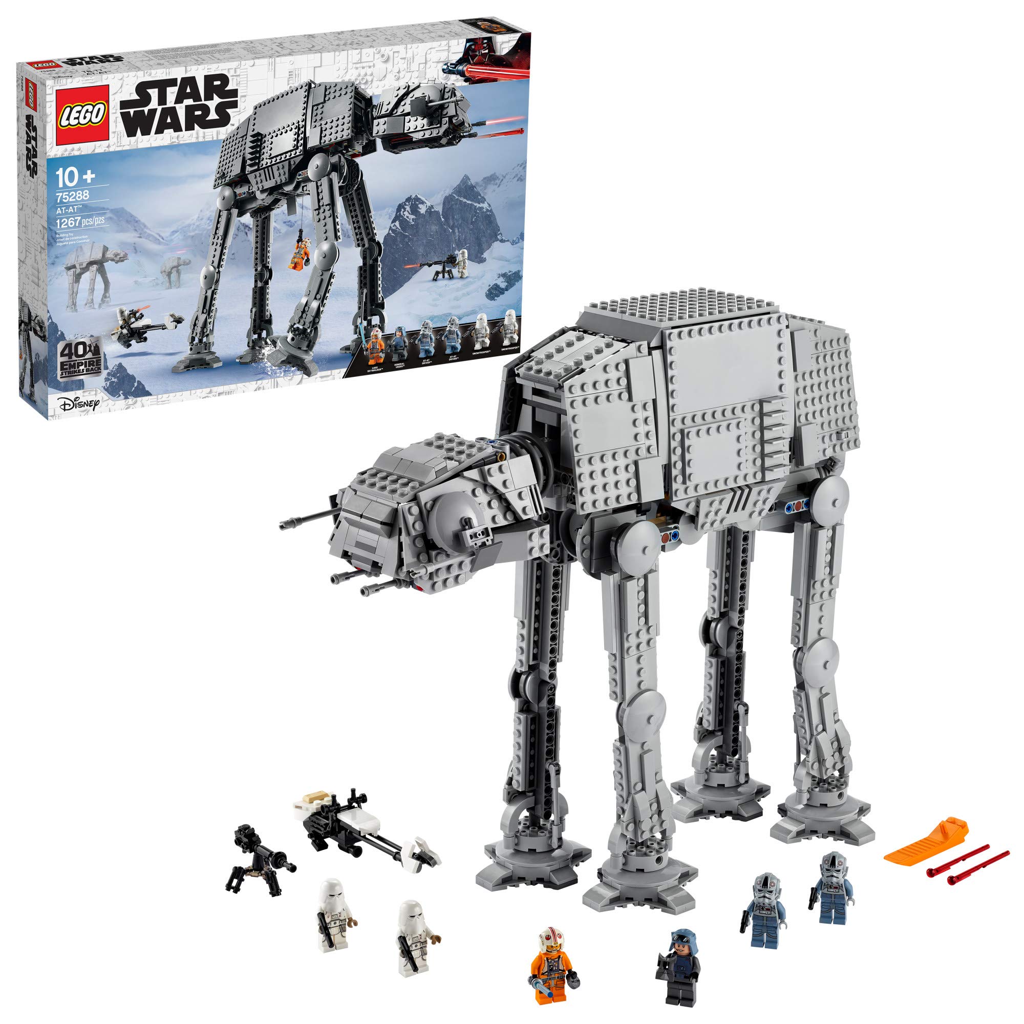 LEGO Star Wars AT-AT 75288 Building Kit (1,267 Pieces) - Ultimate Collector Set for Adults & Kids, Perfect for Star Wars Fans to Role-Play Missions & Display - Great Gift for Christmas, Birthday & Collectors | Recreate Empire Strikes Back Scenes & Galactic Battles