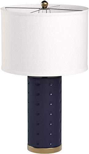 Safavieh Roxanne Navy Table Lamp Set of 2 - Modern Coastal Bedside Lighting for Bedroom, Living Room & Office Decor