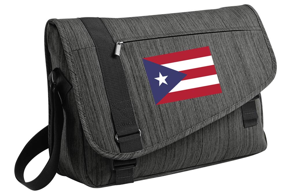 Puerto Rico Flag Laptop Bag - Durable Messenger Bag for Work & Travel - Perfect for Business, School & Commuting