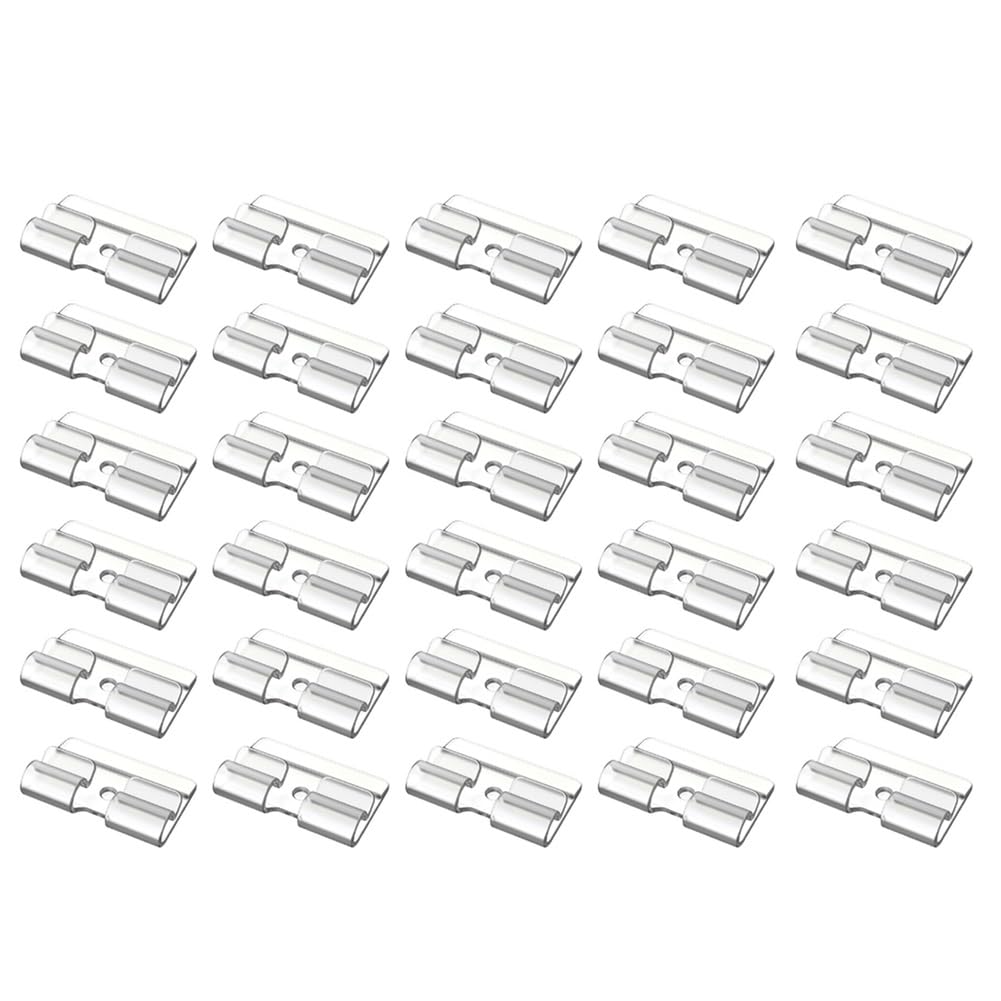 30Pcs Heavy Duty Outdoor String Light Hooks with Waterproof Adhesive - Weatherproof Hanging Clips for Patio, Garden, Backyard & Pergola Decor
