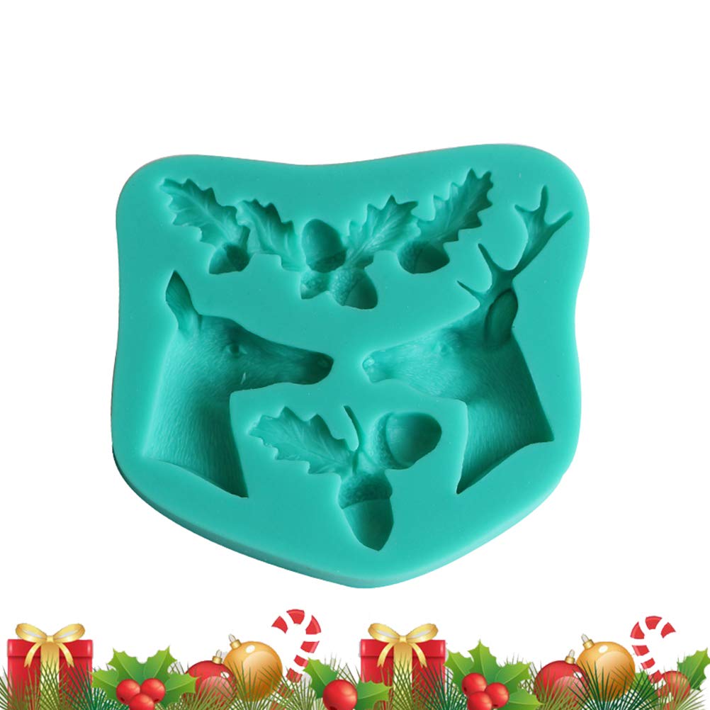 Christmas Chocolate Silicone Mold Set - Holiday Candy, Ice Cube & Fondant Molds for Baking, Cake Decorating, Soap Making - Pine Cone Design for Xmas Treats & DIY Crafts