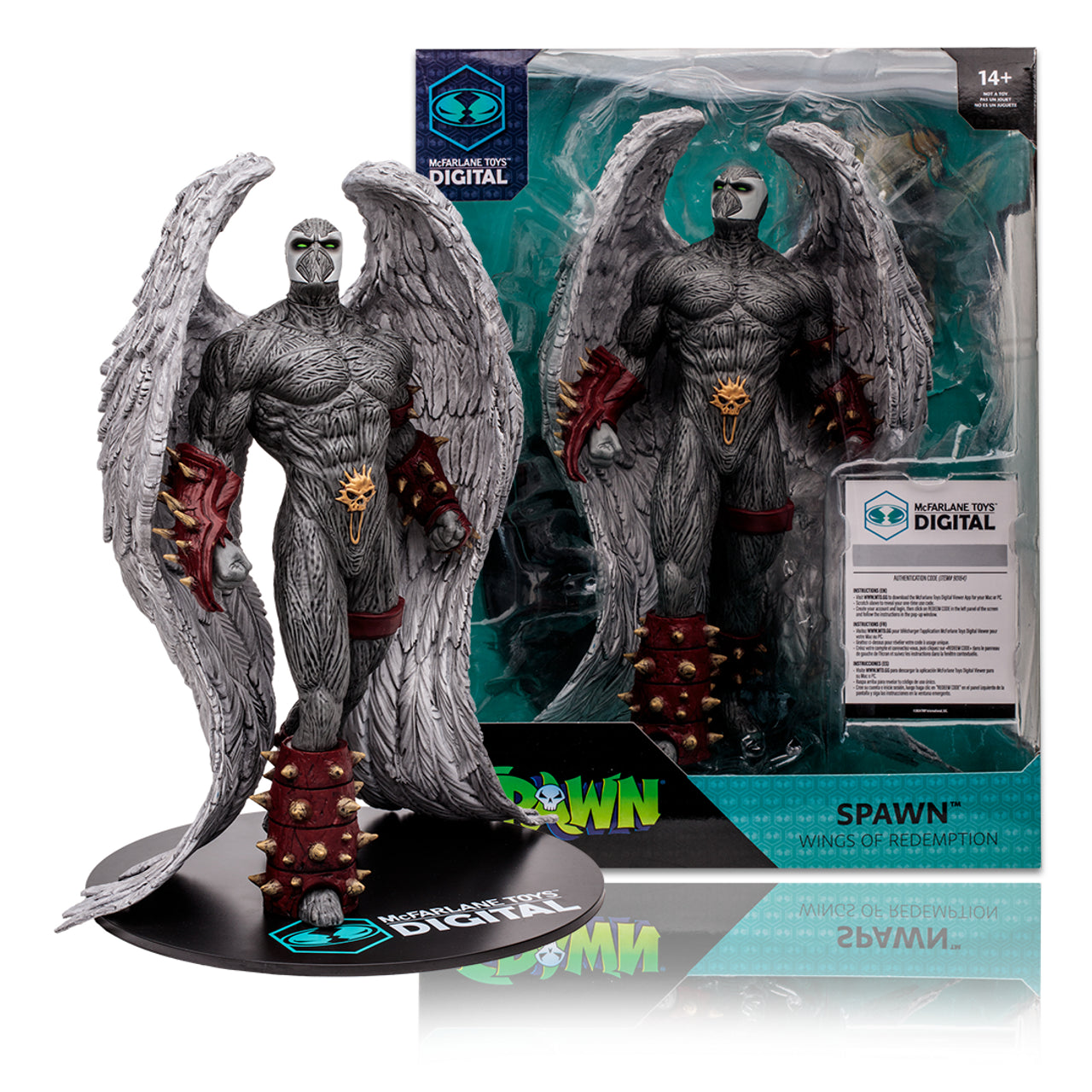 Spawn Wings of Redemption 1:8 Scale Collectible Statue with Digital NFT | Premium Action Figure for Comic Fans & Collectors | Perfect for Display, Gifting, and Home Decor