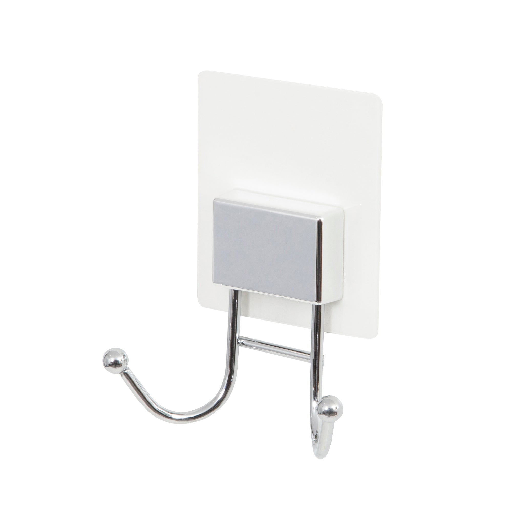 Stainless Steel Bathroom Double Hook - Heavy Duty Wall Mounted Towel Hanger for Bath, Kitchen & Bedroom Organization