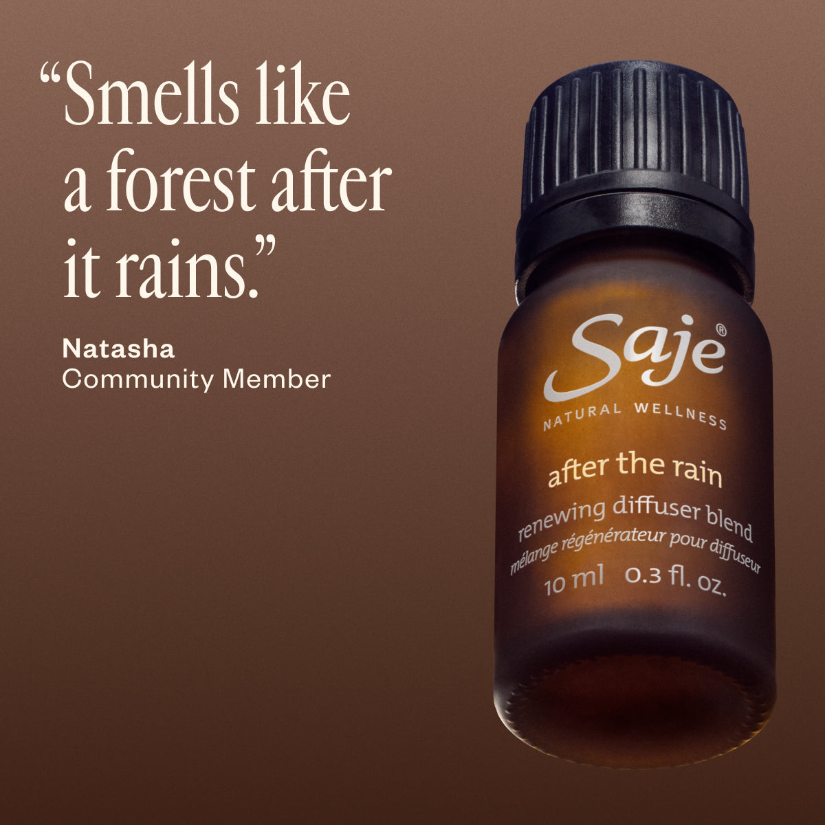 After the Rain Renewing Diffuser Blend - Aromatherapy Essential Oil for Relaxation & Stress Relief - Perfect for Home, Office & Spa Use