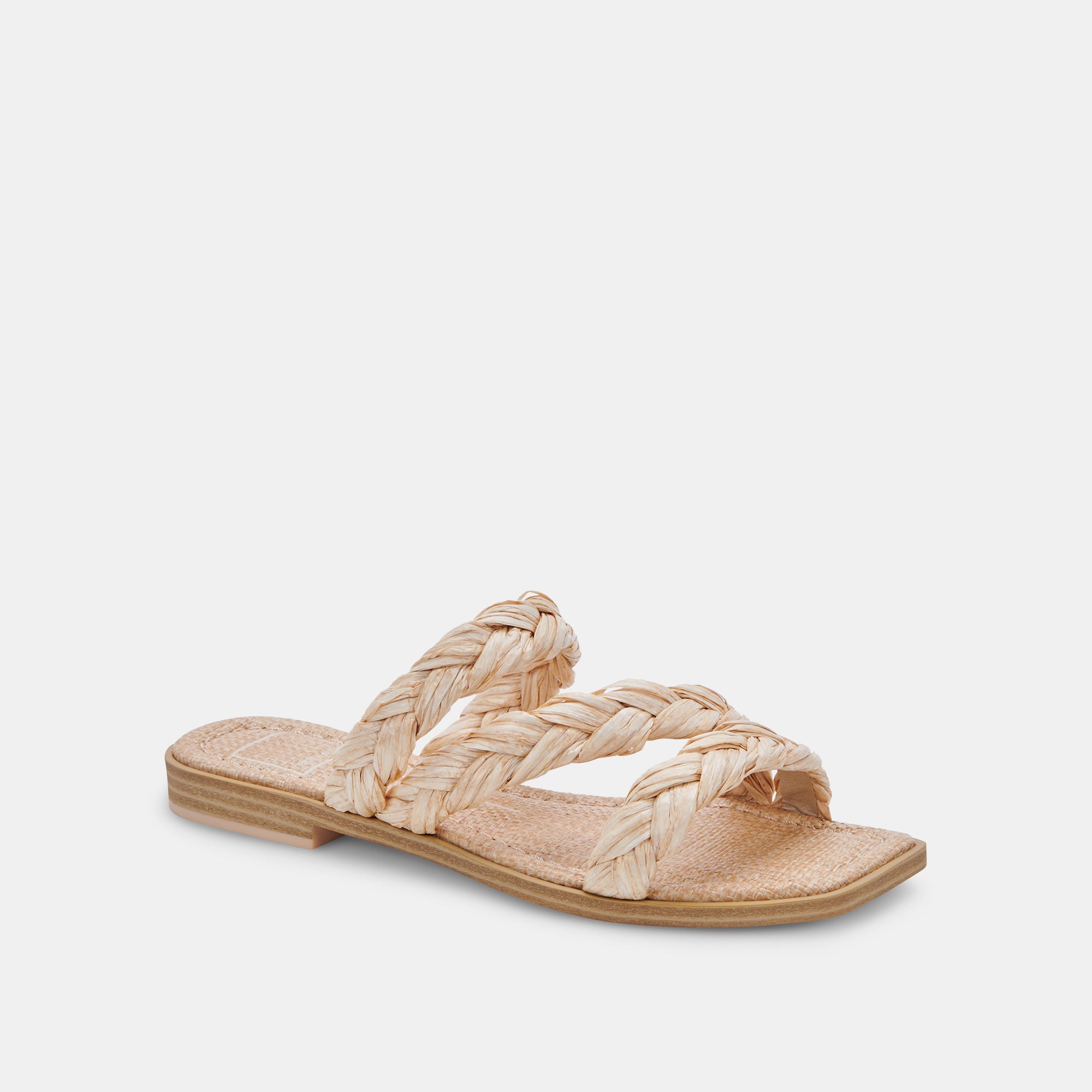 IMAN SANDALS Women's Lightweight Natural Raffia Sandals - Comfortable Summer Beach Shoes for Walking, Vacation & Outdoor Activities