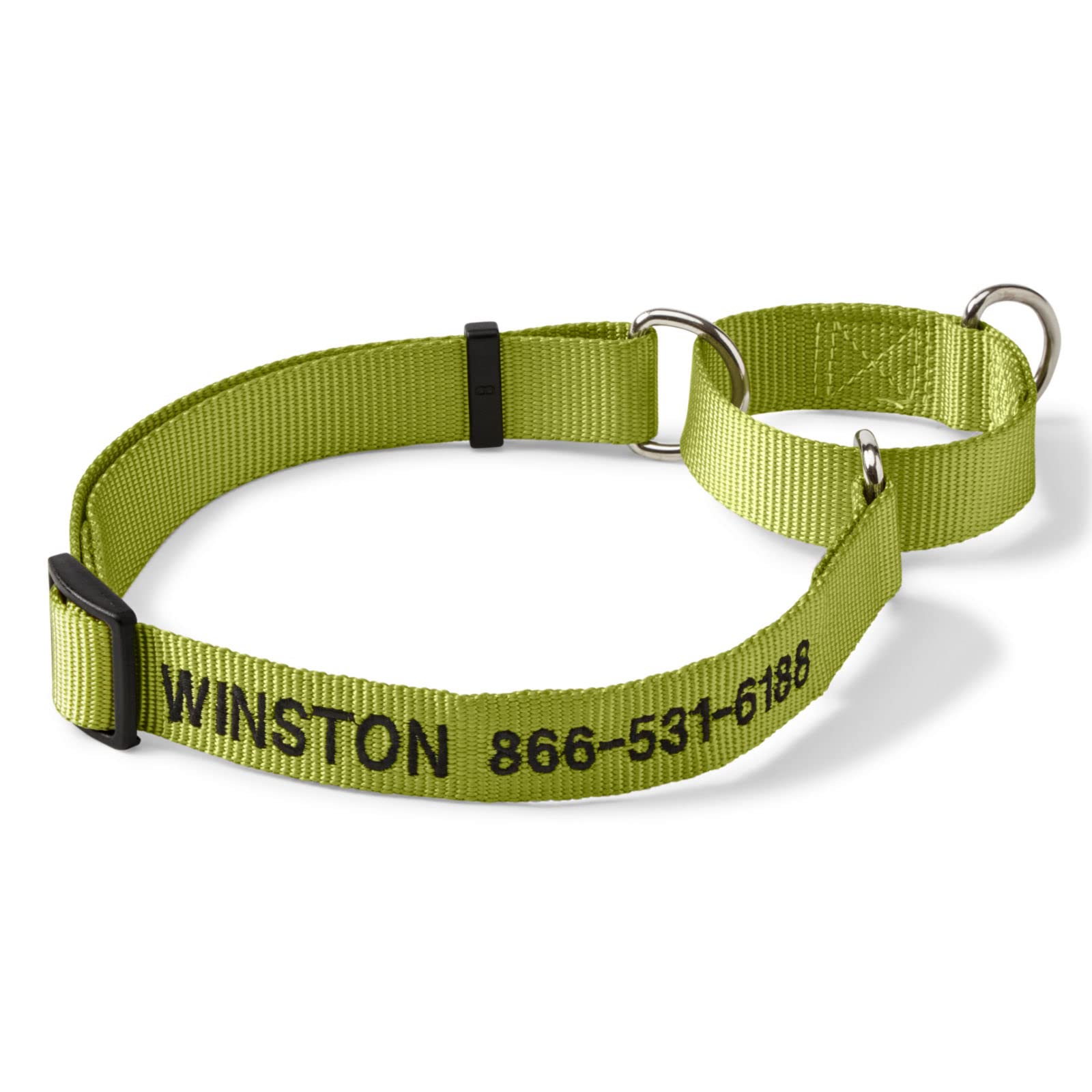 Orvis Dog's Martingale Collar for Small Dogs - Adjustable Citron Color Training Collar for Safe Walks & Obedience Training | Perfect for Daily Use, Outdoor Adventures & Pet Safety