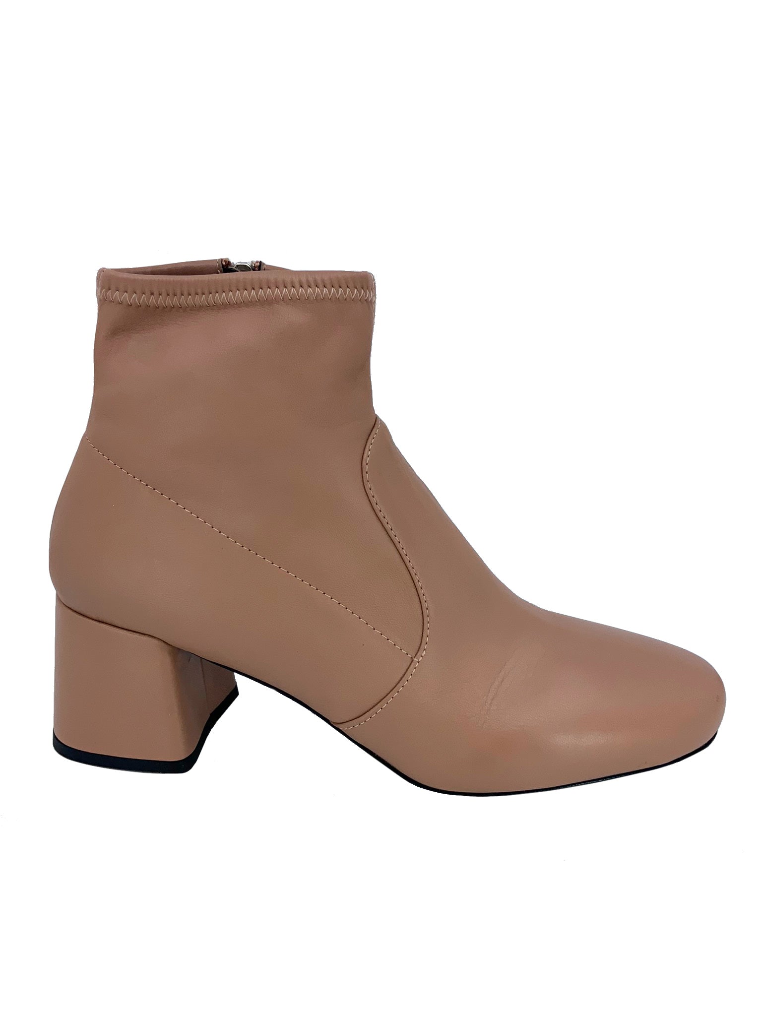 Prada Leather Side Zip Ankle Boots Women's Size 7 - Stylish & Comfortable for Office, Party & Night Out