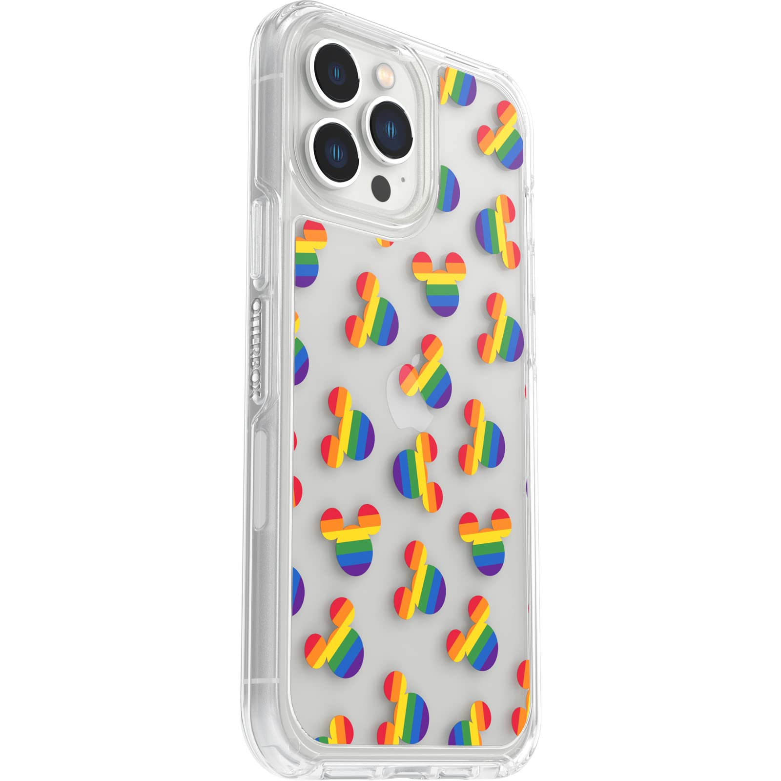 OtterBox Symmetry Series Case for iPhone 12 Pro Max & iPhone 13 Pro Max - Mickey Pride Design | Slim Protective Cover with Wireless Charging | Raised Edges for Camera & Screen Protection | Perfect for Everyday Use, Travel & Outdoor Activities