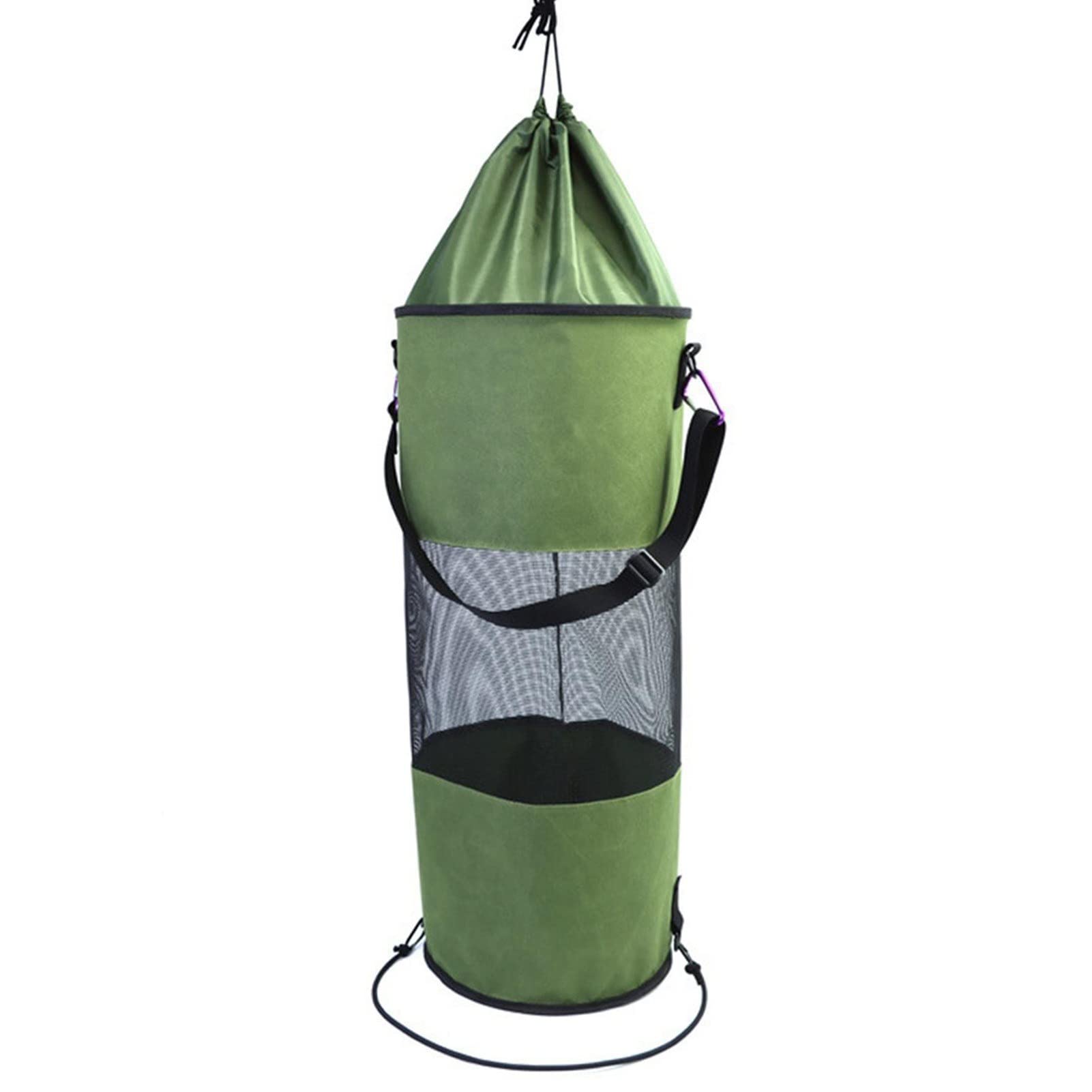 Boat Mesh Trash Bag with Drawstring - Waterproof Kayak & Camper Garbage Container - Perfect for Marine, RV, and Outdoor Adventures