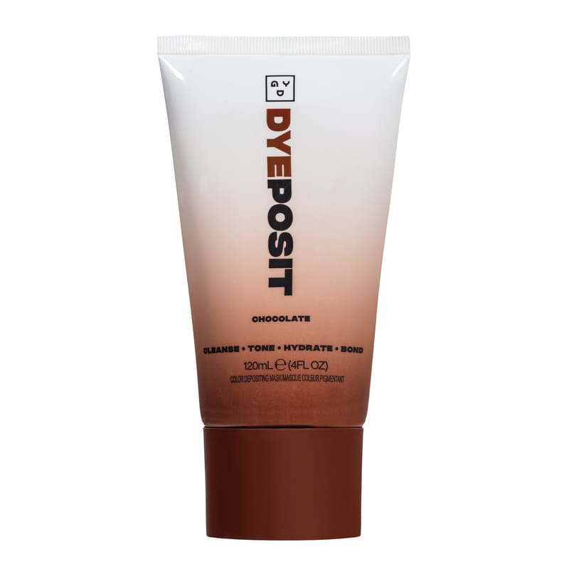 Good Dye Young DyePosit Semi-Permanent Hair Color Mask - Chocolate Brown | Vegan & Cruelty-Free Conditioning Treatment for Vibrant Color & Healthy Hair | Perfect for At-Home Hair Coloring & Salon-Quality Results