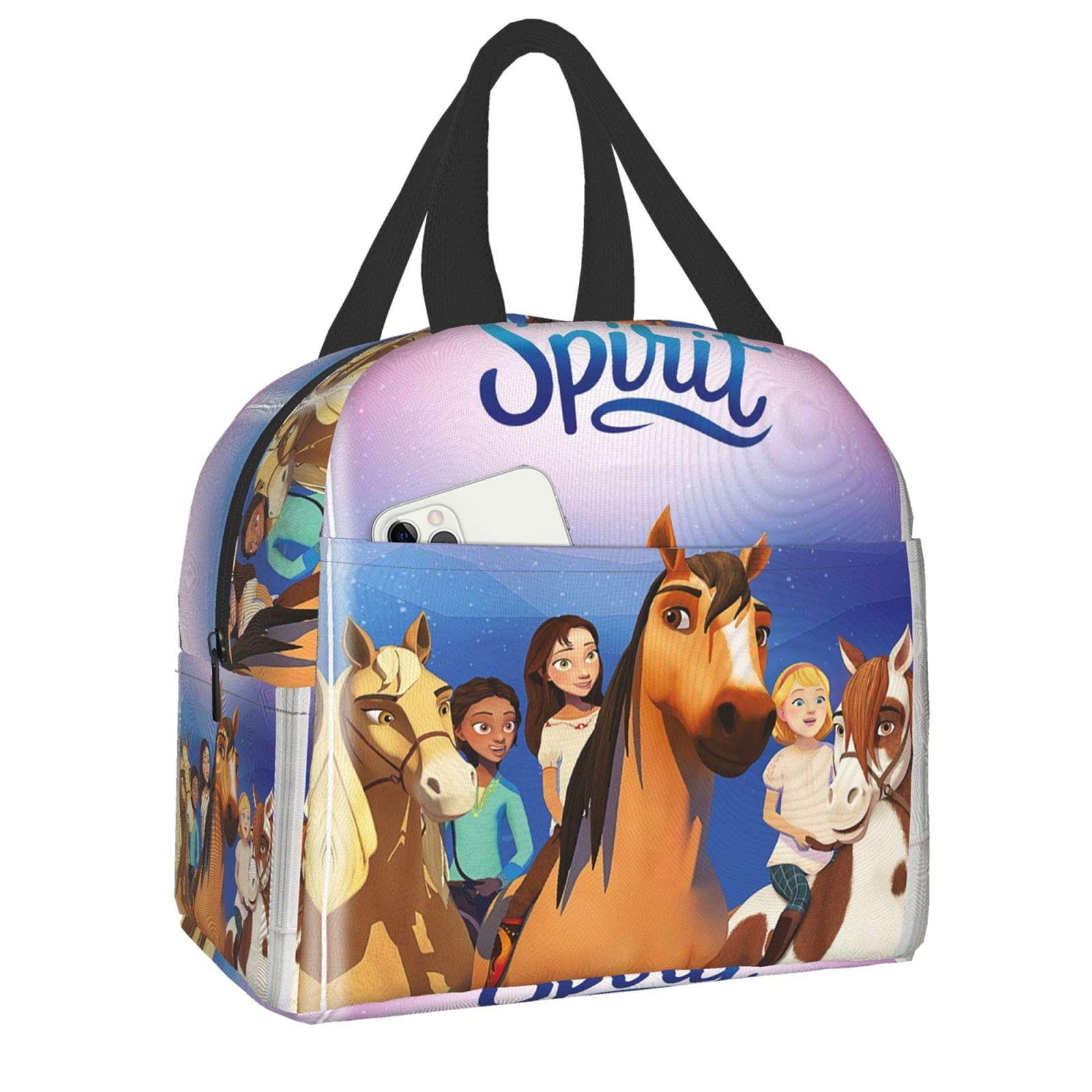 Winko Spirit Riding Free Insulated Lunch Box - Reusable Cooler Tote Bag for Men, Women, Girls & Boys | Perfect for School, Work, Picnics & Outdoor Activities