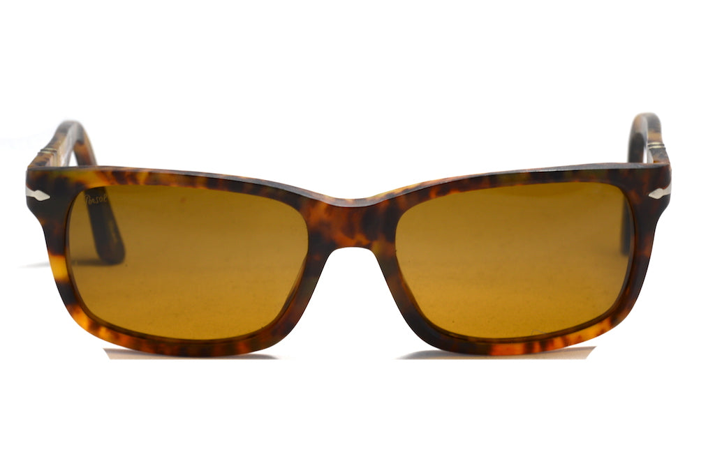 Persol 3038S Classic Vintage Sunglasses for Men & Women - UV Protection Polarized Lenses - Perfect for Driving, Travel & Outdoor Activities