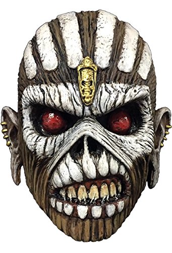 Iron Maiden Eddie - The Book of Souls Halloween Mask for Cosplay, Horror Parties & Metal Music Fans | Officially Licensed Merchandise