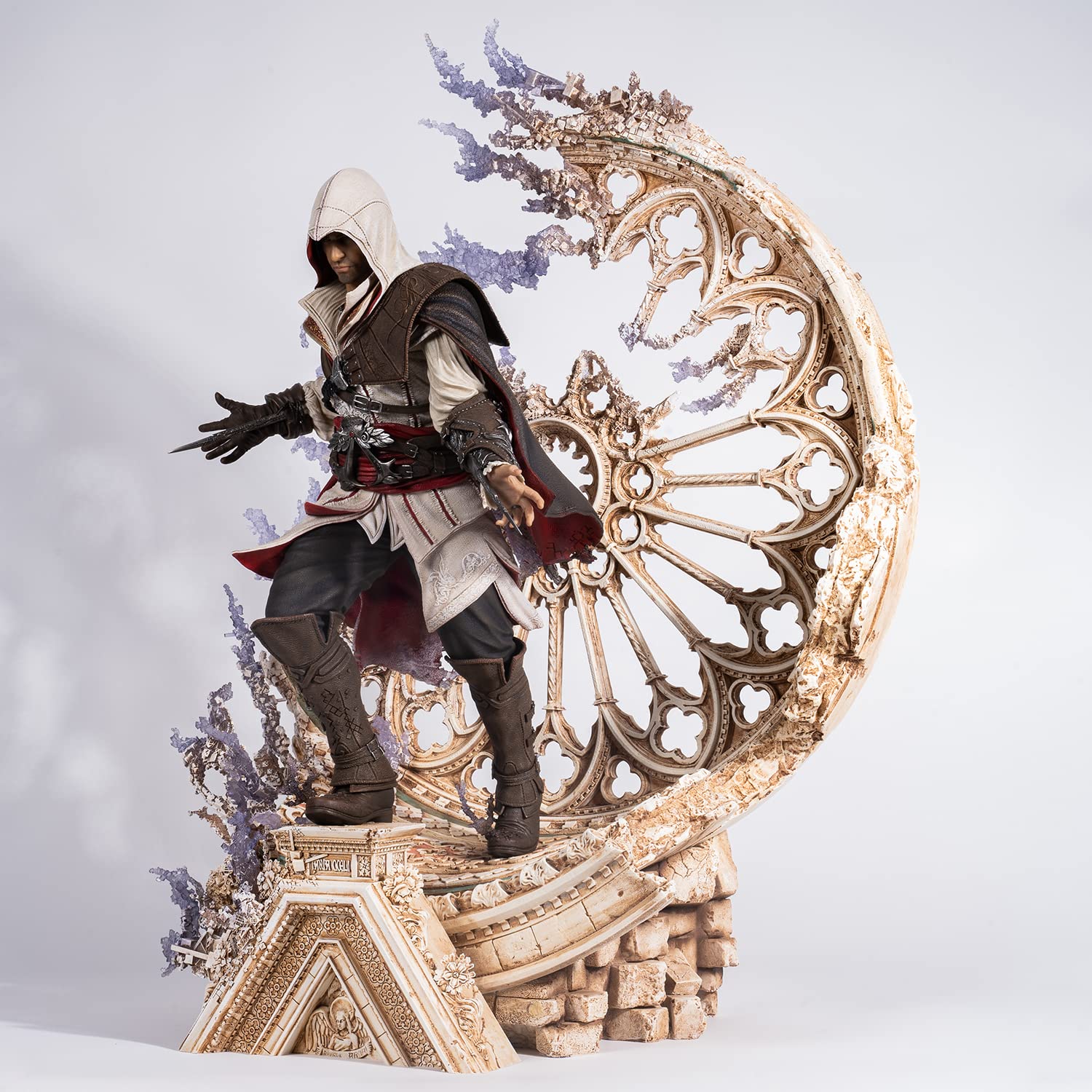 Assassin's Creed Ezio 1/4 Scale Statue by Pure Arts - Premium Collectible Figure for Gamers & Fans | Perfect for Display in Home, Office, or Gaming Room