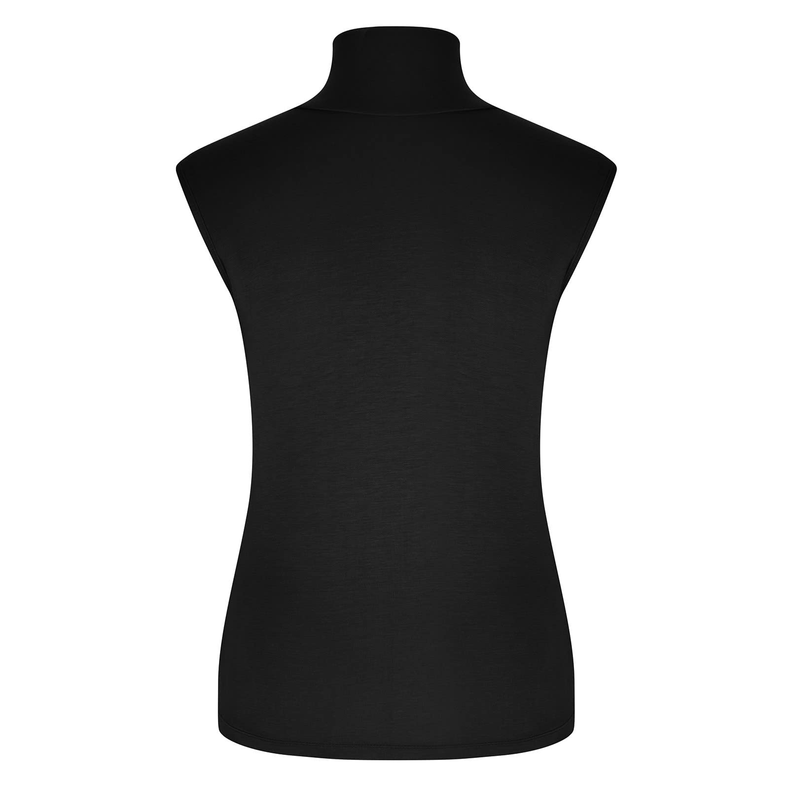 Binmer Women's Slim Fit Mock Turtle Neck Tank Tops - Sleeveless Summer Cami Vest for Casual & Business Wear - Perfect for Office, Work, and Everyday Outfits