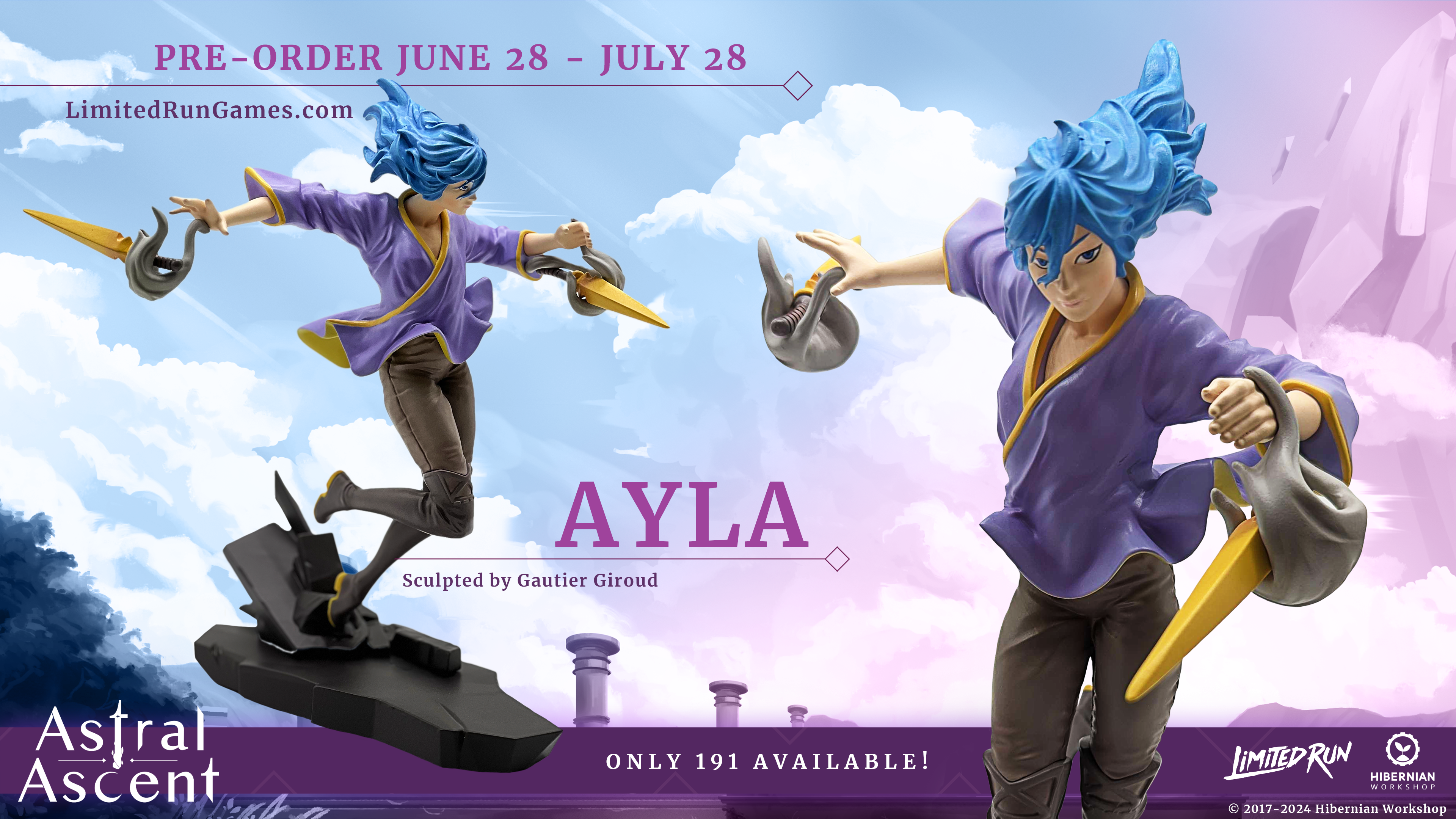 Astral Ascent Ayla Statue - Premium Collectible Anime Figure for Gamers & Anime Fans - Perfect for Home Decor, Gaming Room Display, and Gift Giving