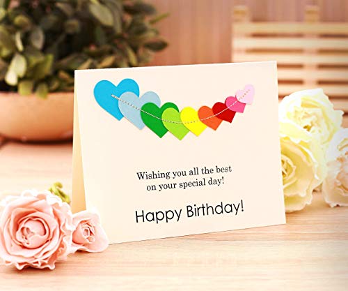 8-Piece Happy Birthday Greeting Cards Set - Elegant Birthday To You Cards for Parties, Invitations & Celebrations