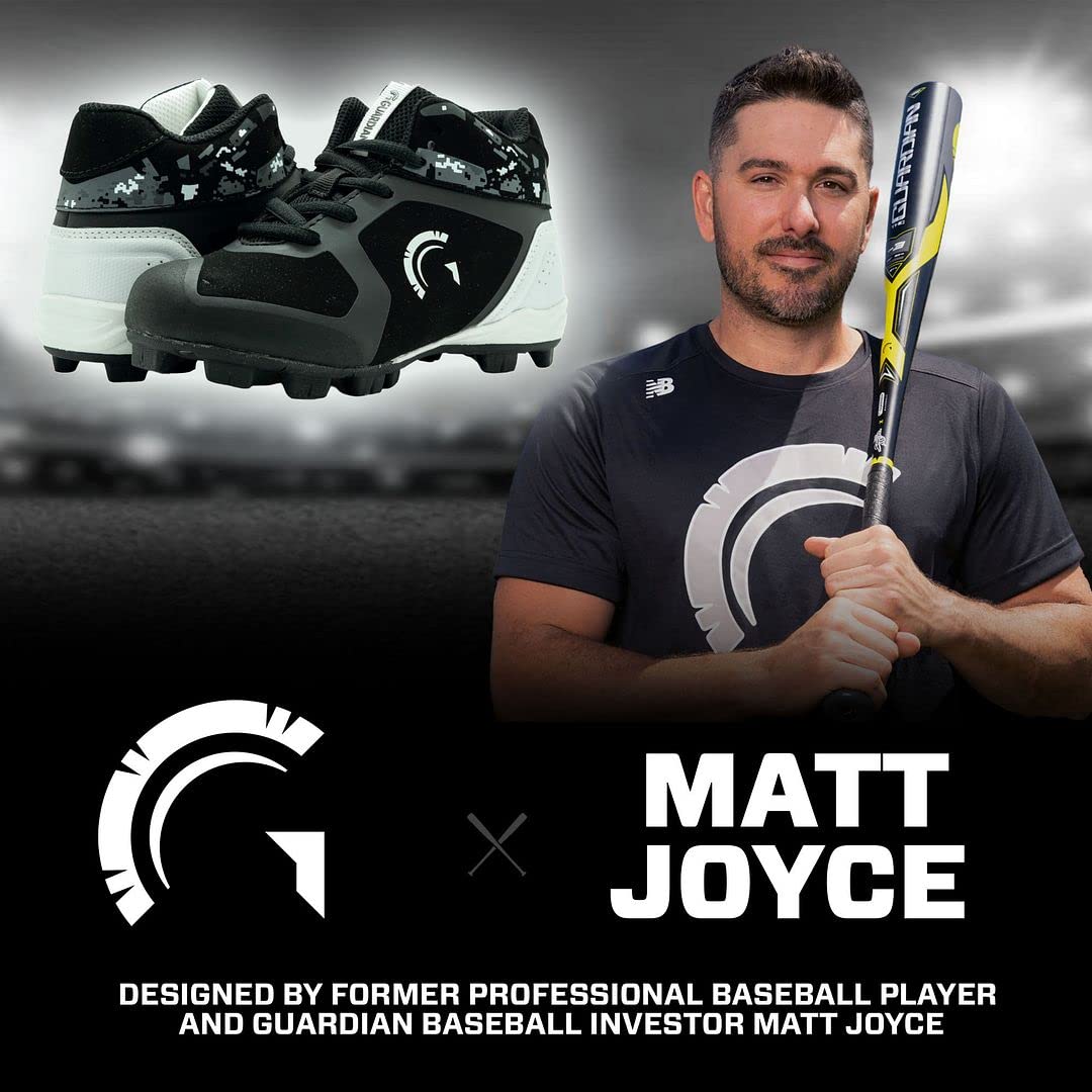 Youth Baseball Cleats for Boys & Girls - High Top Baseball Shoes with Metal Spikes | Perfect for Little League, Softball Games & Field Training