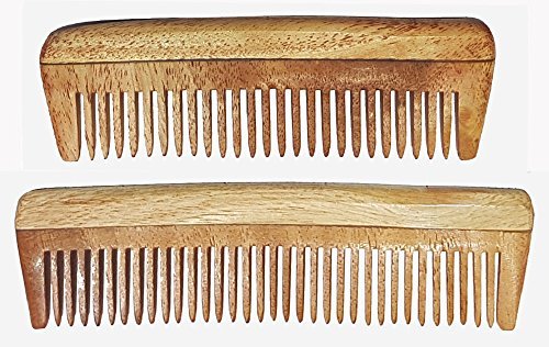 Premium Wooden Beard Comb for Men - Natural & Anti-Static for Professional Grooming & Styling - Perfect for Daily Use, Travel & Salon Styling
