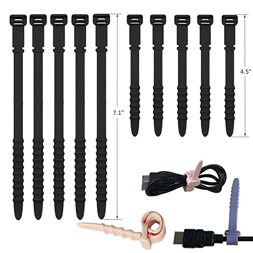 Black 5+5pcs Two Sizes