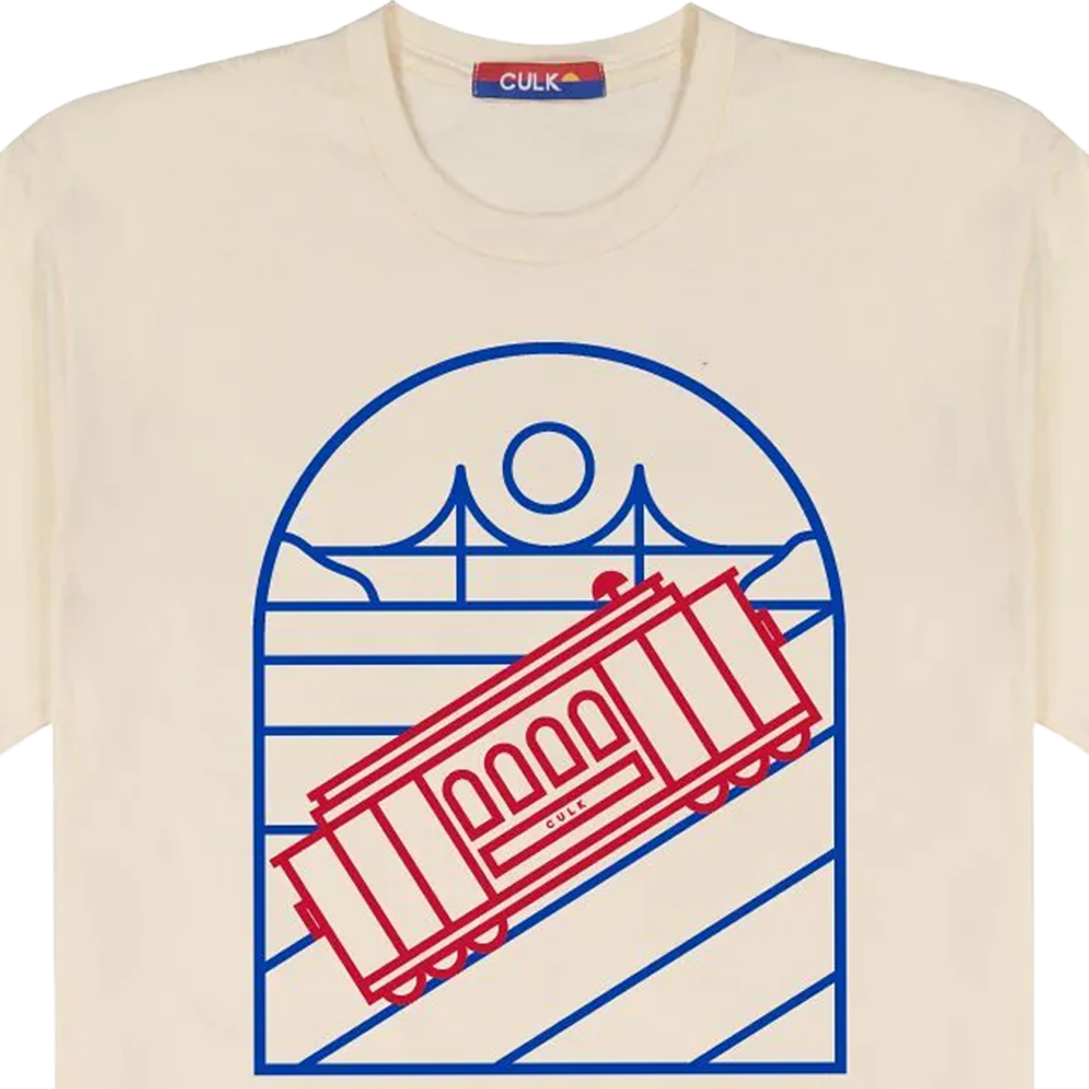 Unisex Cable Car Graphic T-Shirt - Soft Cotton Casual Tee for Men & Women - Perfect for Travel, Urban Outings & Everyday Wear