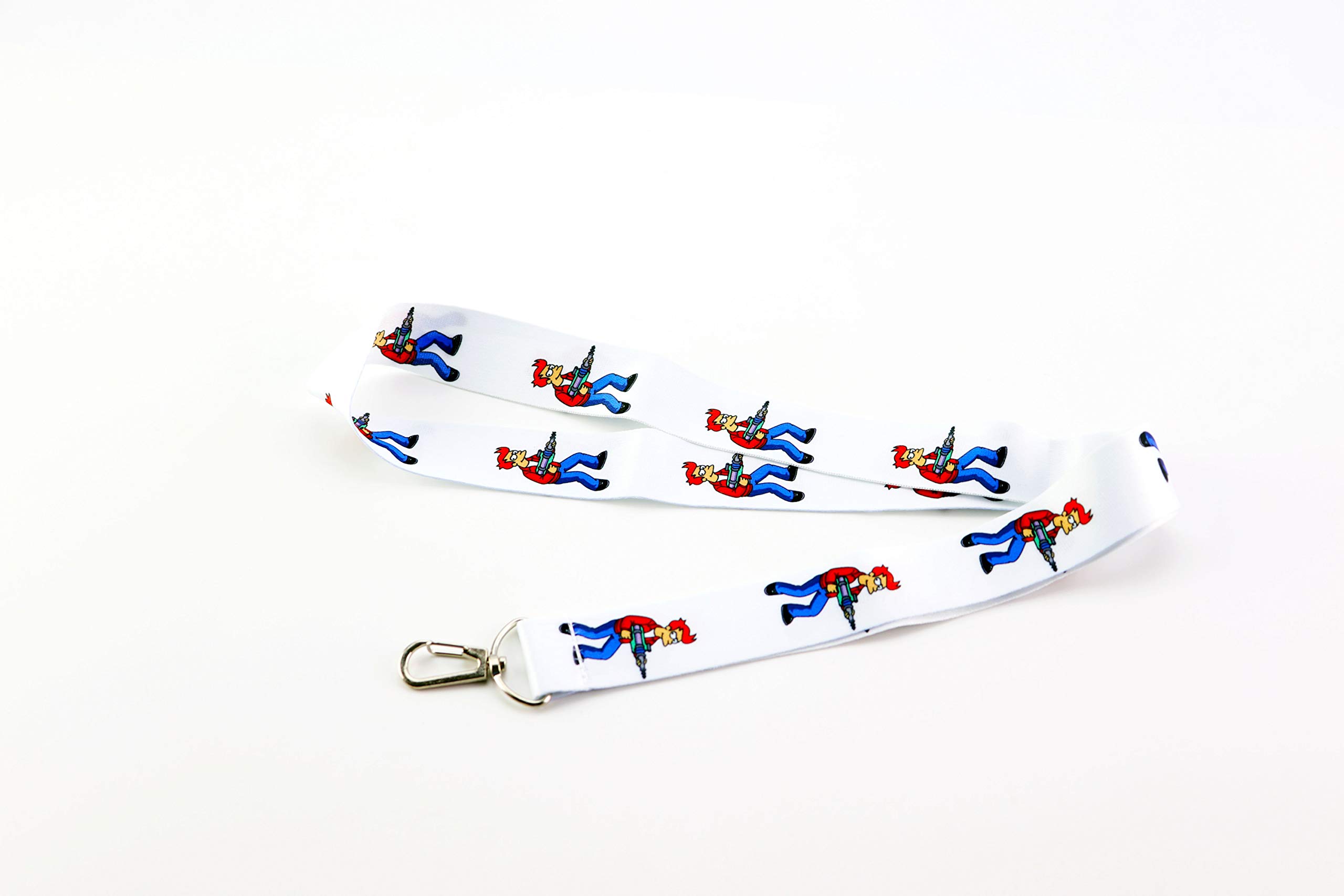 Fry Futurama Keychain Lanyard - ID Badge Holder for Work & Events