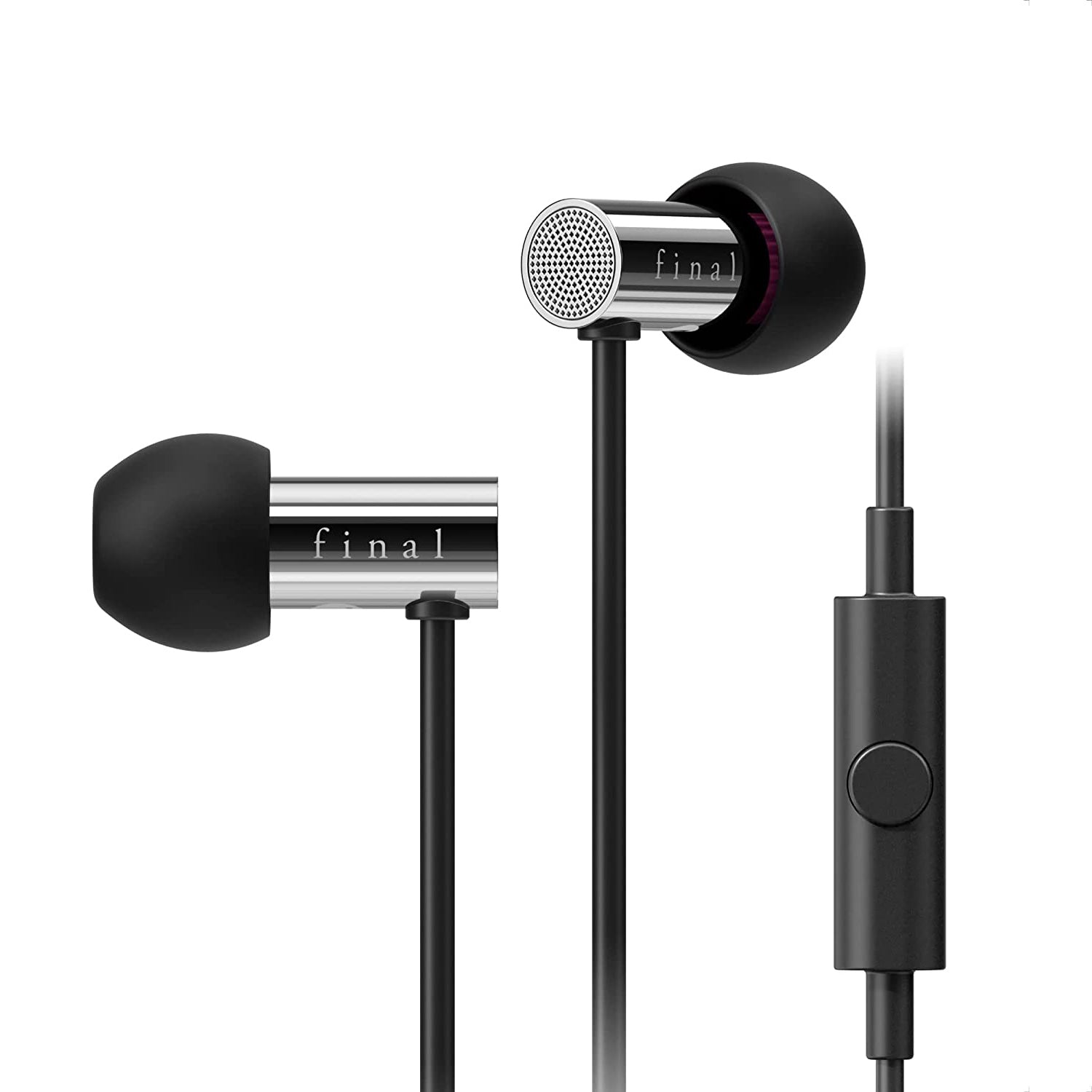 Final Audio E3000C Hi-Res In-Ear Headphones with Microphone - Premium Sound for Music, Gaming & Calls