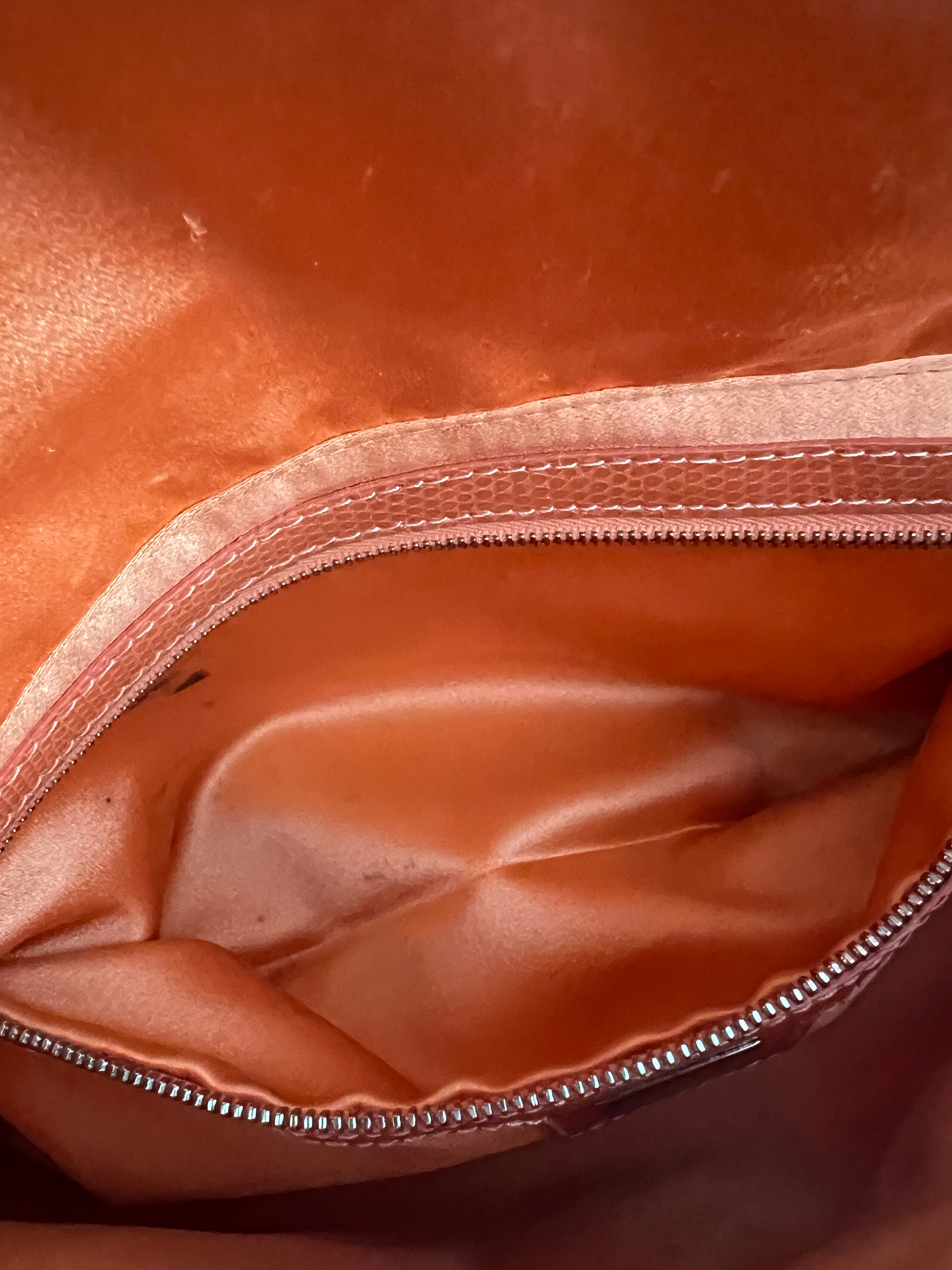 Fendi Orange Beaded Embroidered Baguette Bag - Luxury Designer Crossbody Purse for Women, Evening Parties & Special Occasions