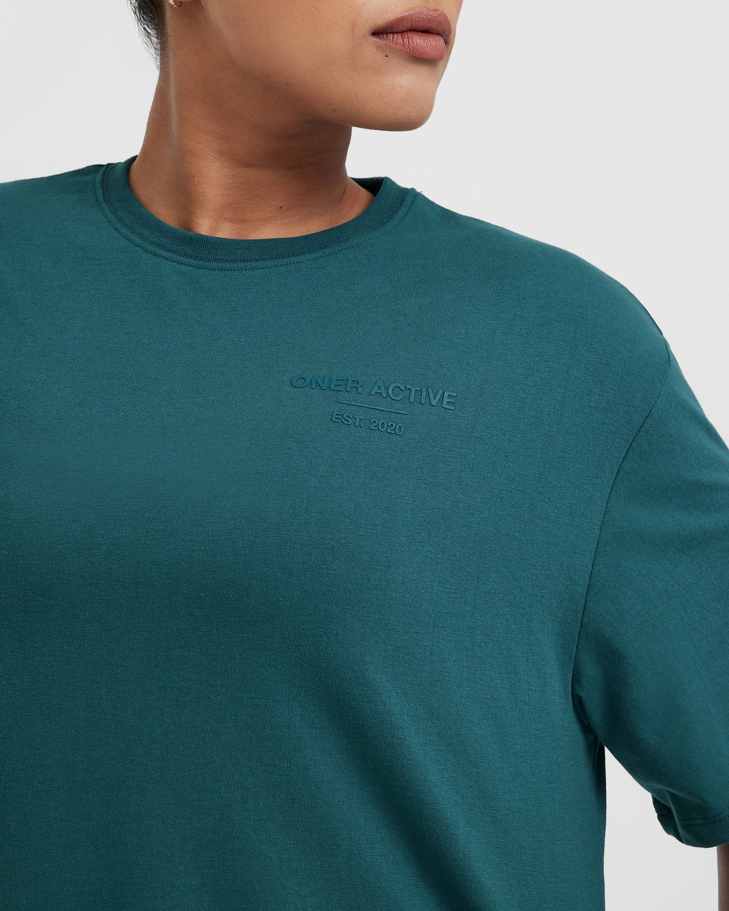 Classic Lifters Graphic Oversized Lightweight T-Shirt for Men | Soft Cotton Workout & Gym Tee in Marine Teal | Perfect for Weightlifting, Bodybuilding & Casual Streetwear