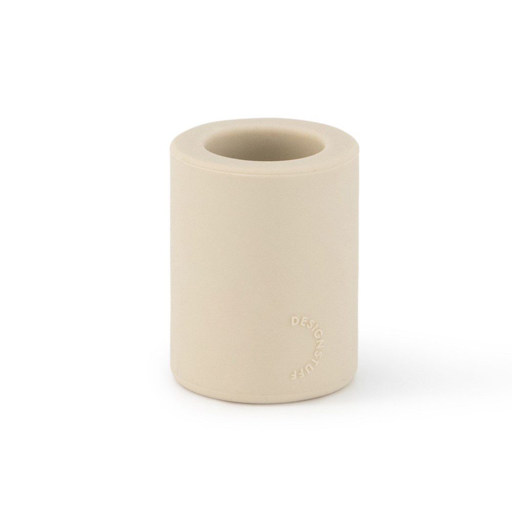 DESIGNSTUFF Modern Toothbrush Holder with Sand Finish - Stylish Bathroom Organizer for Brushes, Razors & Essentials | Perfect for Home, Apartment, Dorm, or Travel Use