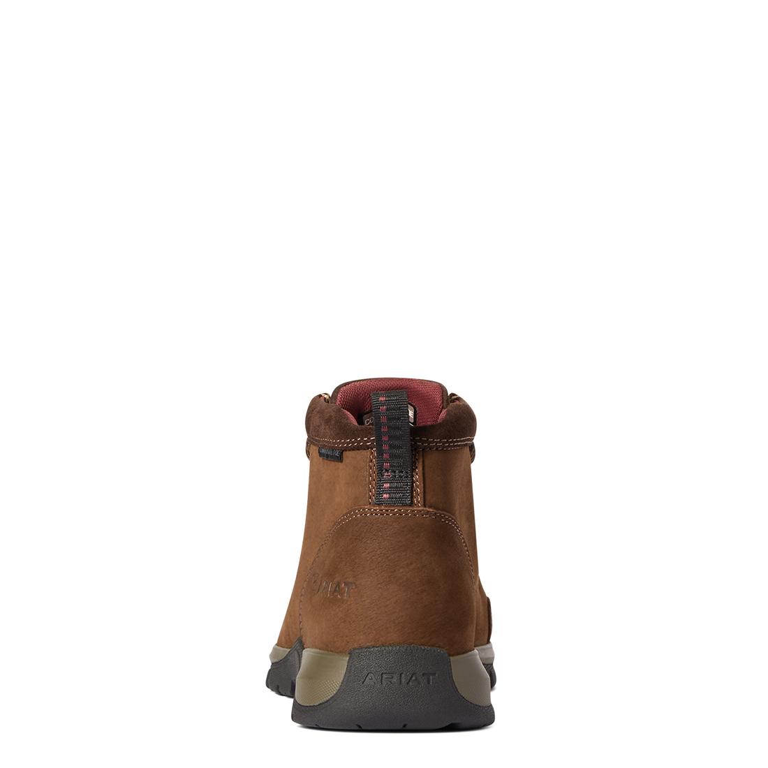 Edge LTE Moc Women's Composite Toe Work Boots - Brown Safety Shoes for Construction, Warehouse & Outdoor Work - Lightweight & Comfortable Work Boots for Women