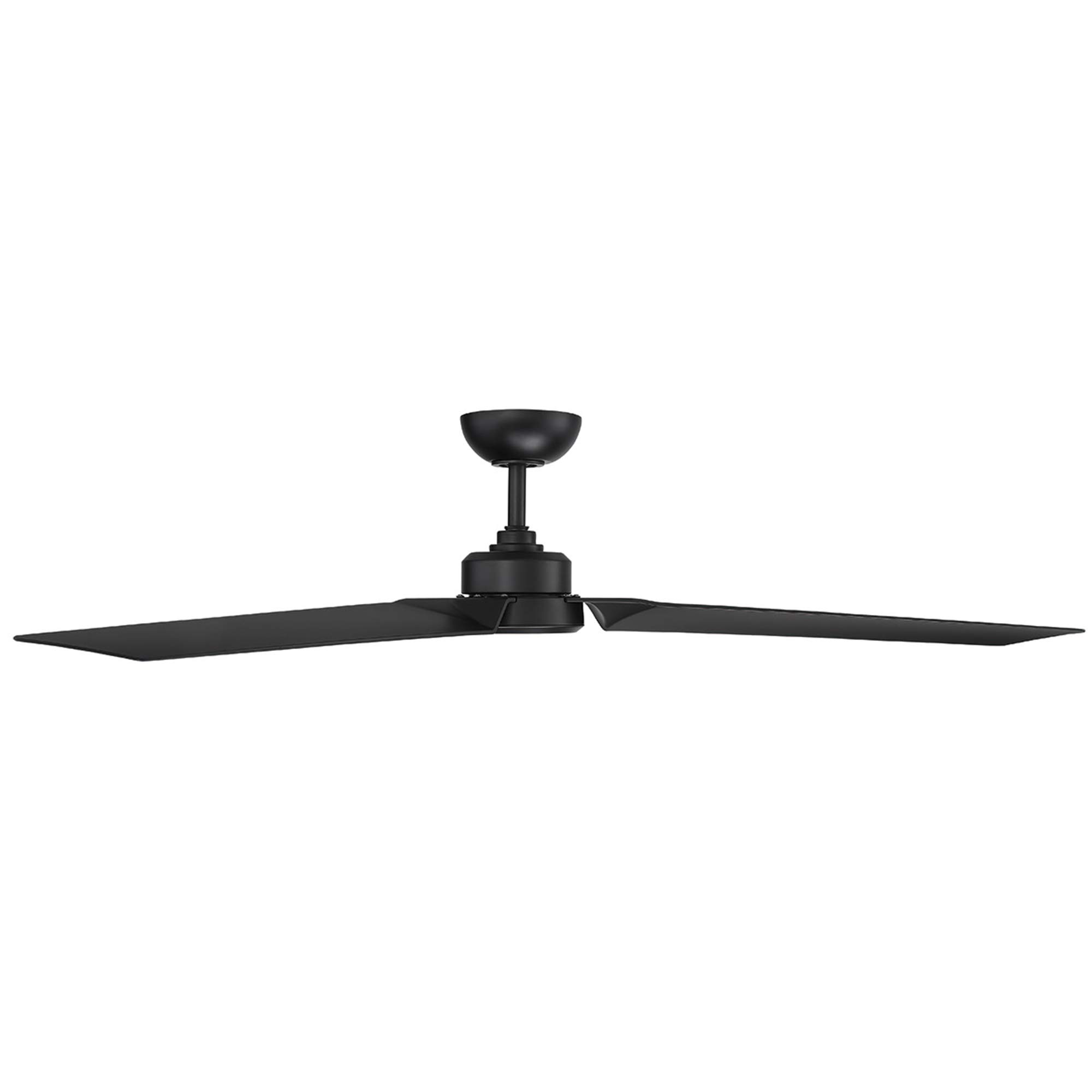Roboto 62in Smart Ceiling Fan with Remote - Matte Black, 3-Blade, Alexa & Google Assistant Compatible, Works with Samsung Things, iOS & Android App - Perfect for Living Room, Bedroom, and Patio
