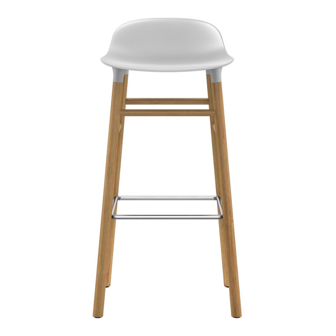 Modern Wooden Bar Stool with Sturdy Wood Legs - Counter Height Kitchen & Pub Stool for Home, Restaurant & Bar Use