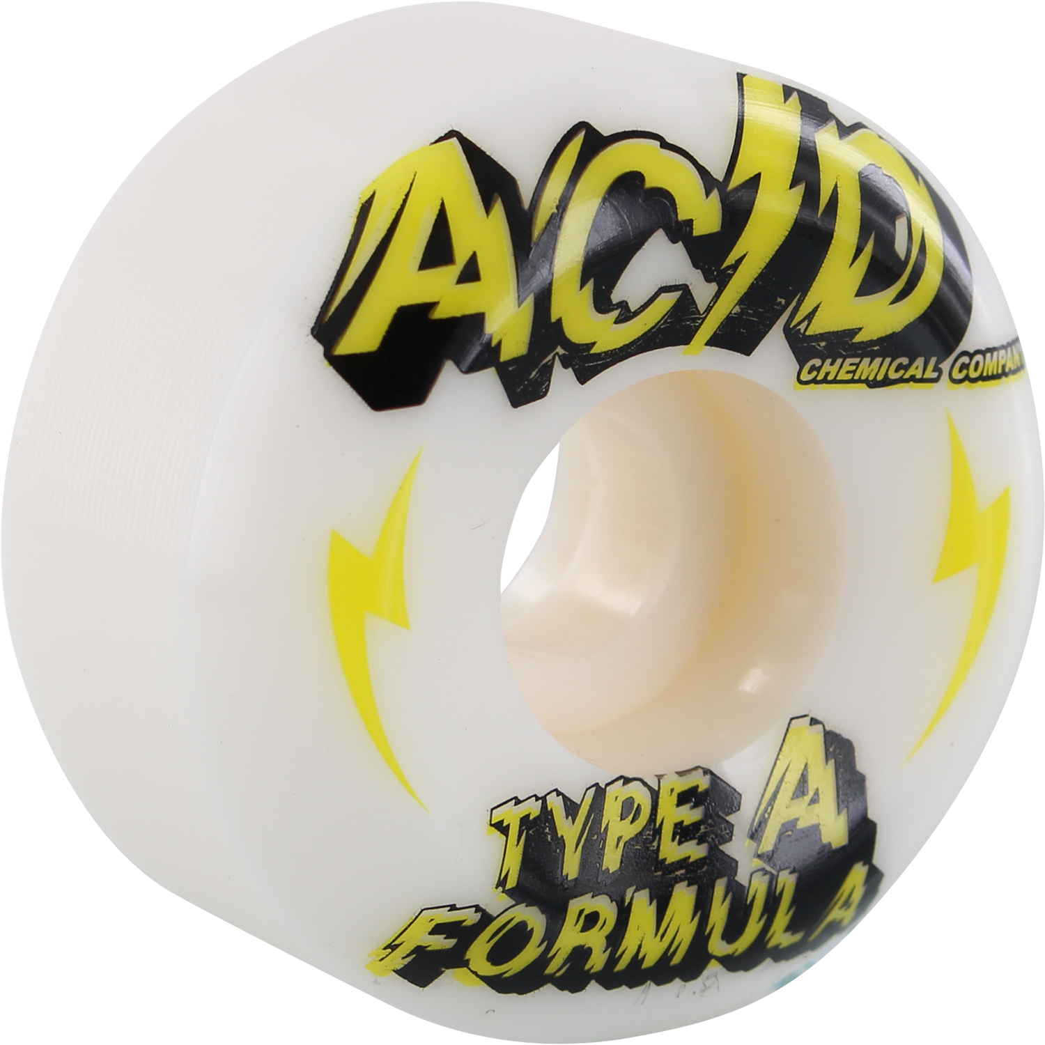 Acid Type A Sidecut Skateboard Wheels (Set of 4) - High Performance 99A Hardness for Street & Park Skateboarding - Perfect for Tricks, Vert & Smooth Rides