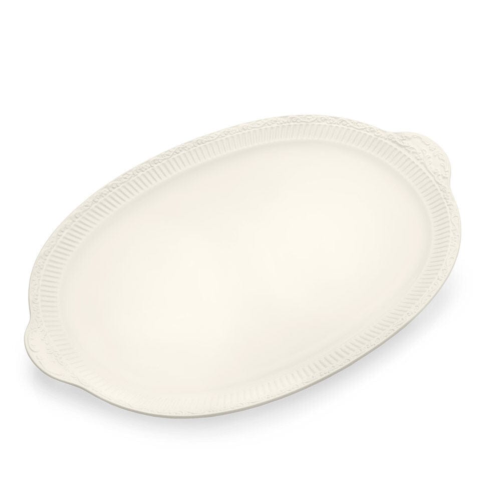 Italian Countryside® Oval Serving Platter with Handles - Perfect for Entertaining, Holiday Dinners & Rustic Table Settings
