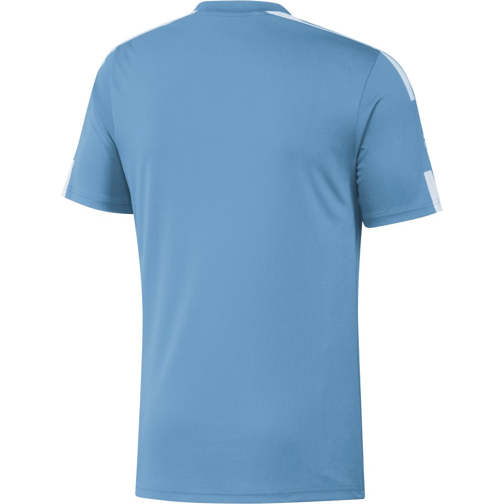 Adidas Adult Squadra 21 Soccer Jersey - Light Blue/White - Breathable Performance Shirt for Men's Football Training & Match Play