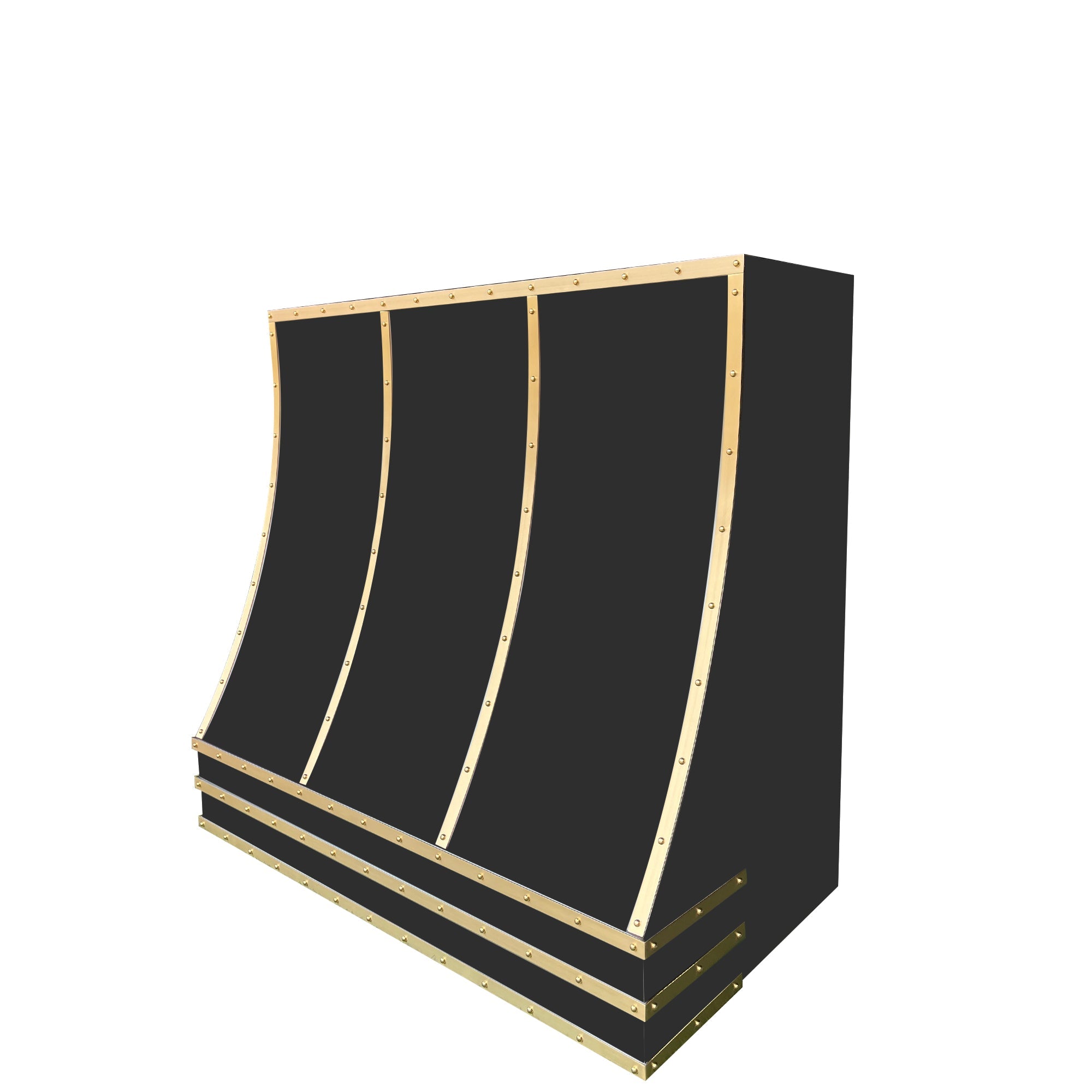 RHM Black Stainless Steel Custom Slope Range Hood for Daniel - Premium Kitchen Ventilation for Modern Homes | Perfect for Open-Concept Kitchens & Gourmet Cooking