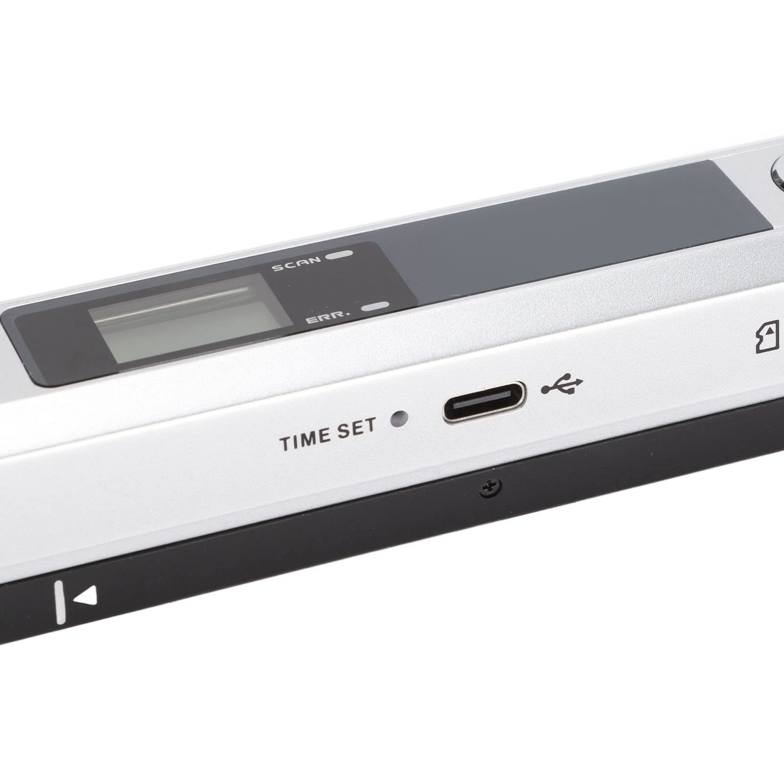 Portable Handheld Scanner - Compact & Lightweight Document & Photo Scanner with High-Resolution Imaging (Silver/Black) | Perfect for Office, Travel, Home Use & Digitizing Receipts