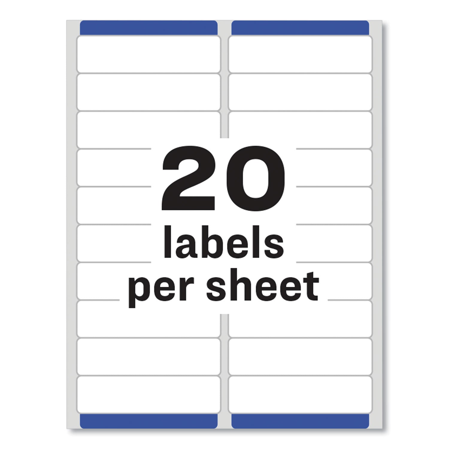 Avery® Easy Peel White Address Labels with Sure Feed Technology for Laser Printers, 1