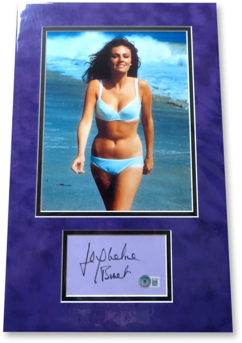 Jacqueline Bisset Signed Autograph 8x10 Photo Index Card - Sexy Bikini Photo - BAS BD19809 - Collectible Memorabilia for Movie Fans & Autograph Collectors - Perfect for Display in Home, Office, or Theaters
