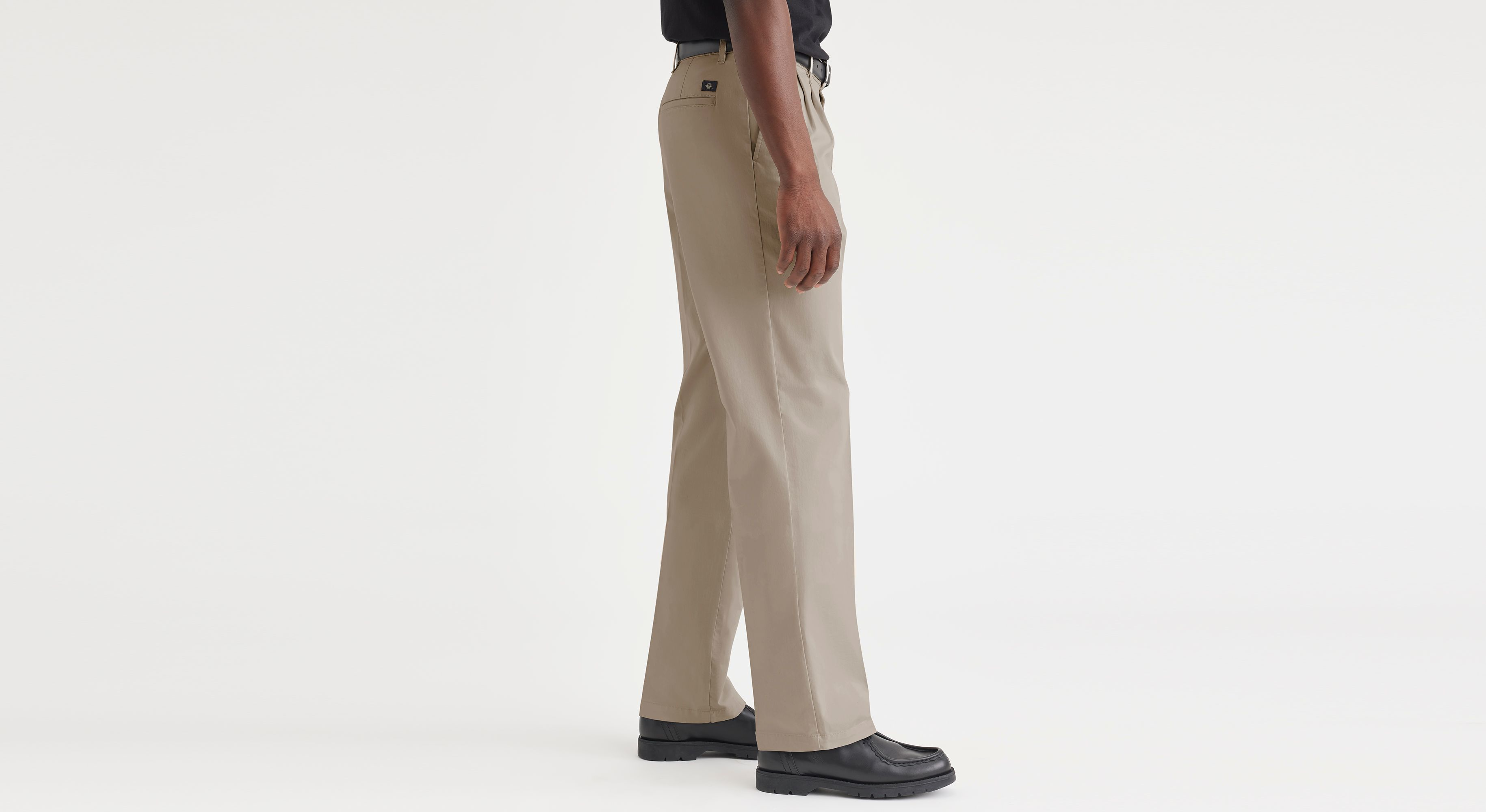 Essential Pleated Chino Pants for Men - Classic Fit Comfortable Casual & Work Trousers | Perfect for Office, Business, and Everyday Wear