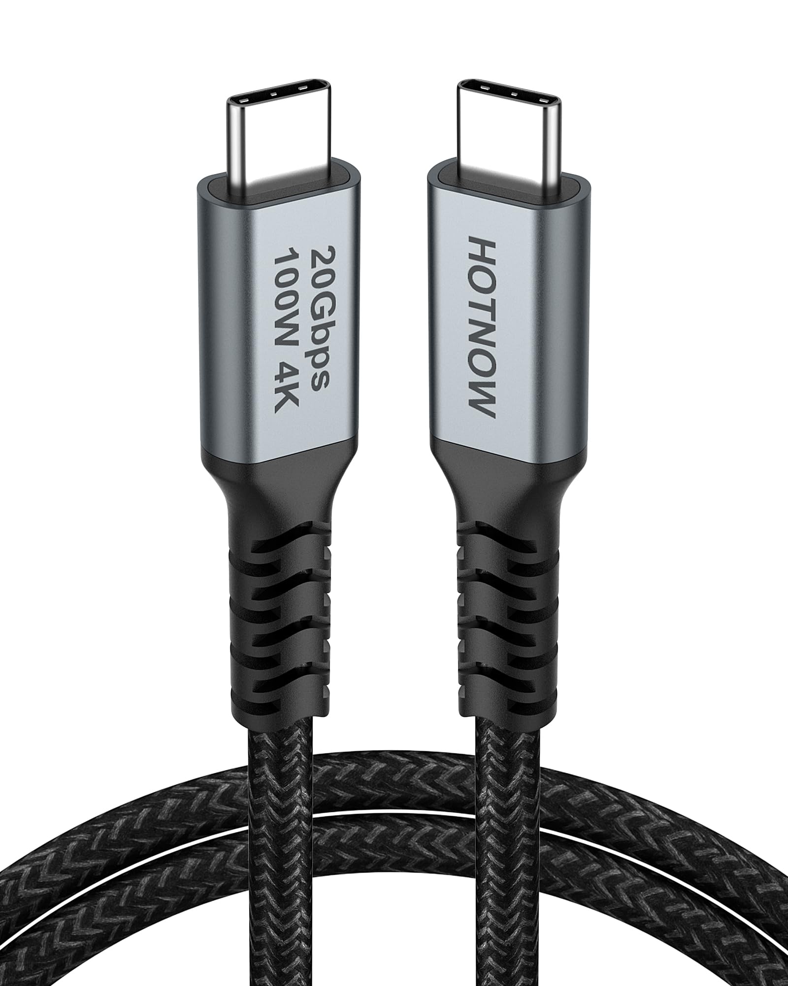 Premium USB C to USB C Cable 0.5M (1.6ft) - 20Gbps USB 3.2 Gen 2x2 Fast Charging & 4K Video Transfer - 100W PD Compatible with MacBook, iPad Pro, Samsung Galaxy - Perfect for Home Office & Travel Accessories