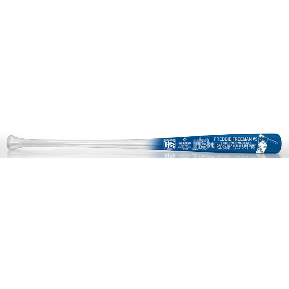 Freddie Freeman Autographed Grand Slam World Series Baseball Bat - Limited Edition #D/500 - Los Angeles Dodgers Memorabilia - Perfect for Sports Collectors and Dodgers Fans Display